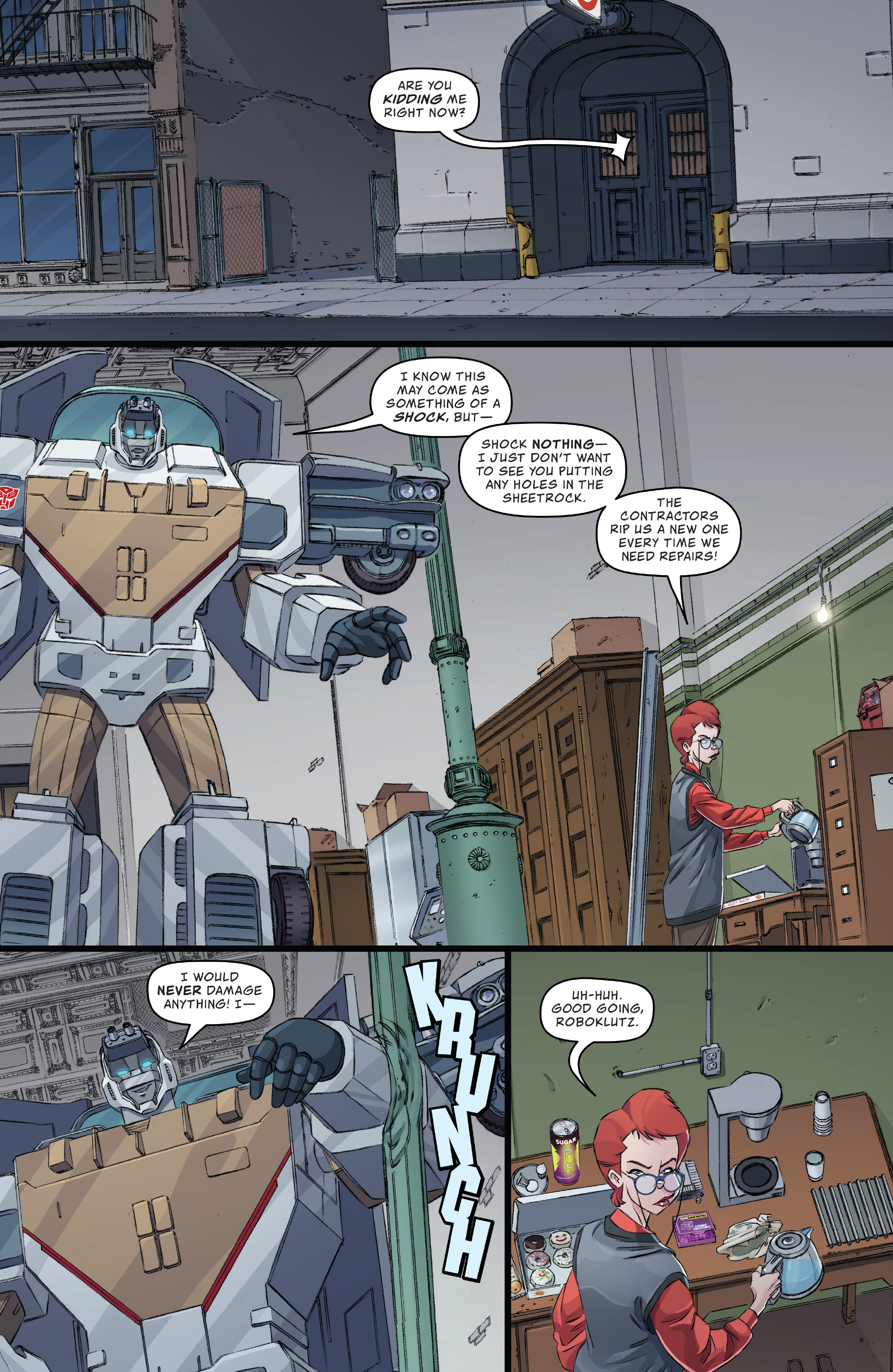 Read online Transformers/Ghostbusters comic -  Issue #3 - 5