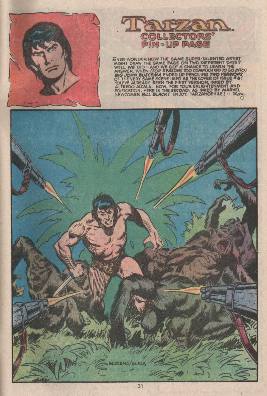 Read online Tarzan (1977) comic -  Issue #13 - 19