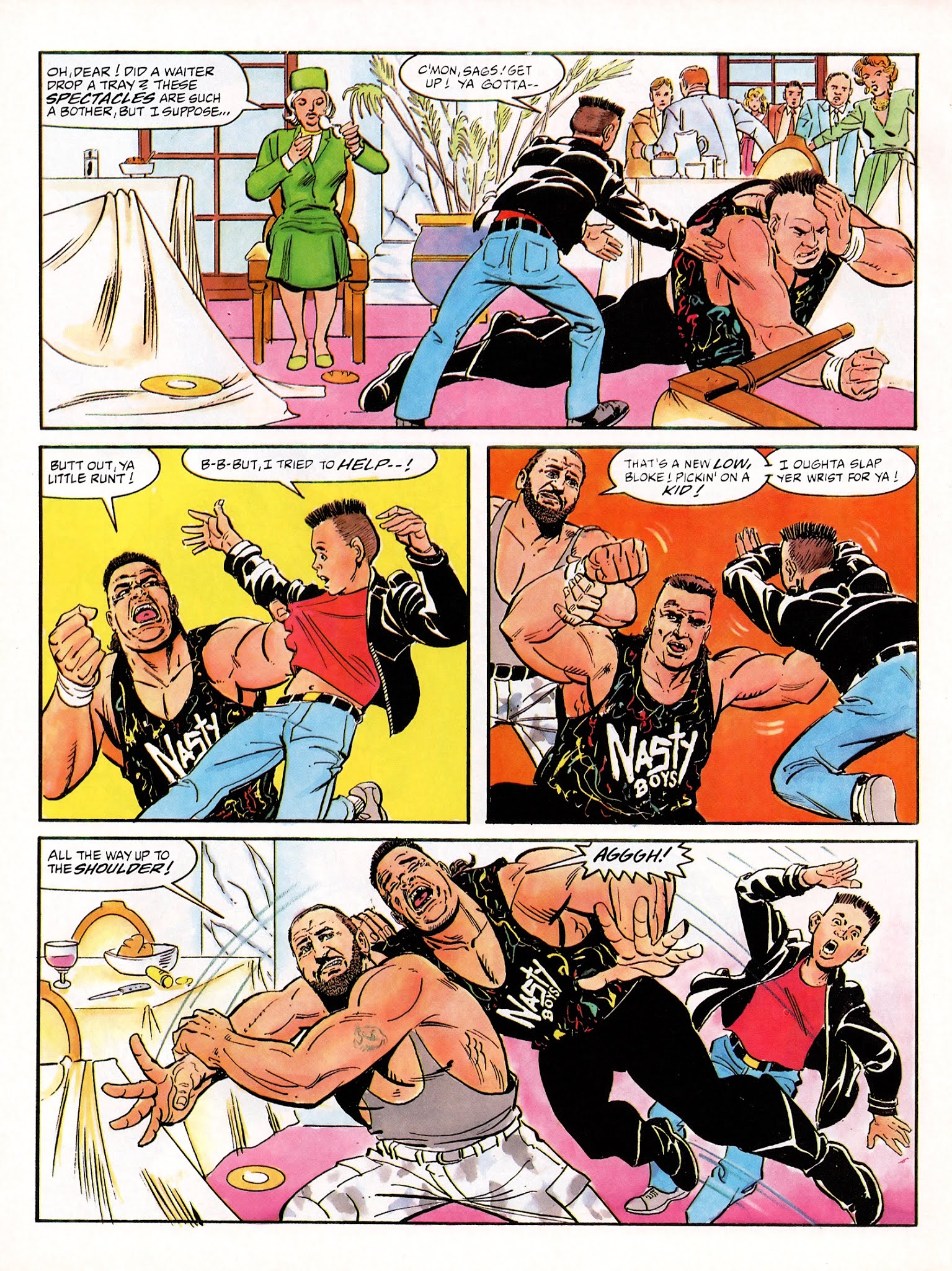 Read online WWF Battlemania comic -  Issue #2 - 60