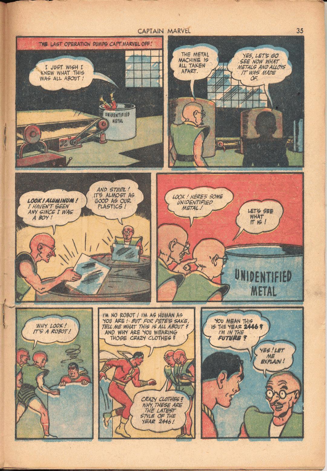 Read online Captain Marvel Adventures comic -  Issue #54 - 35