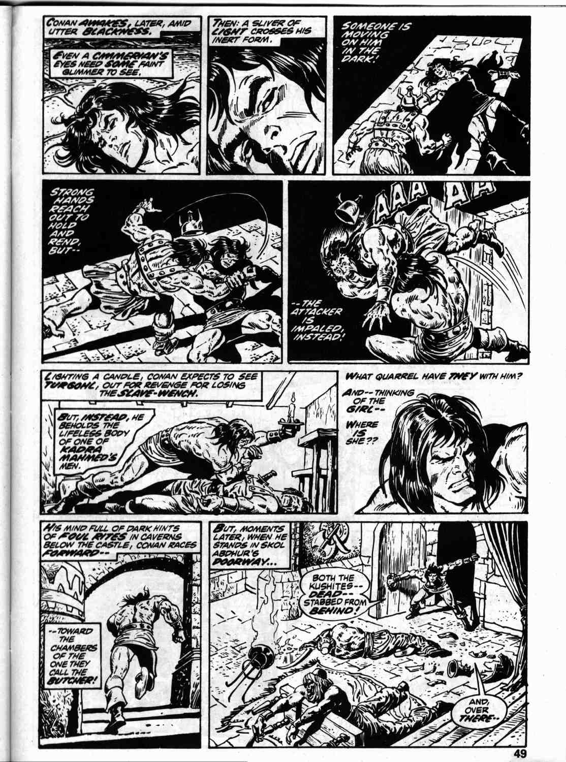Read online The Savage Sword Of Conan comic -  Issue #59 - 56