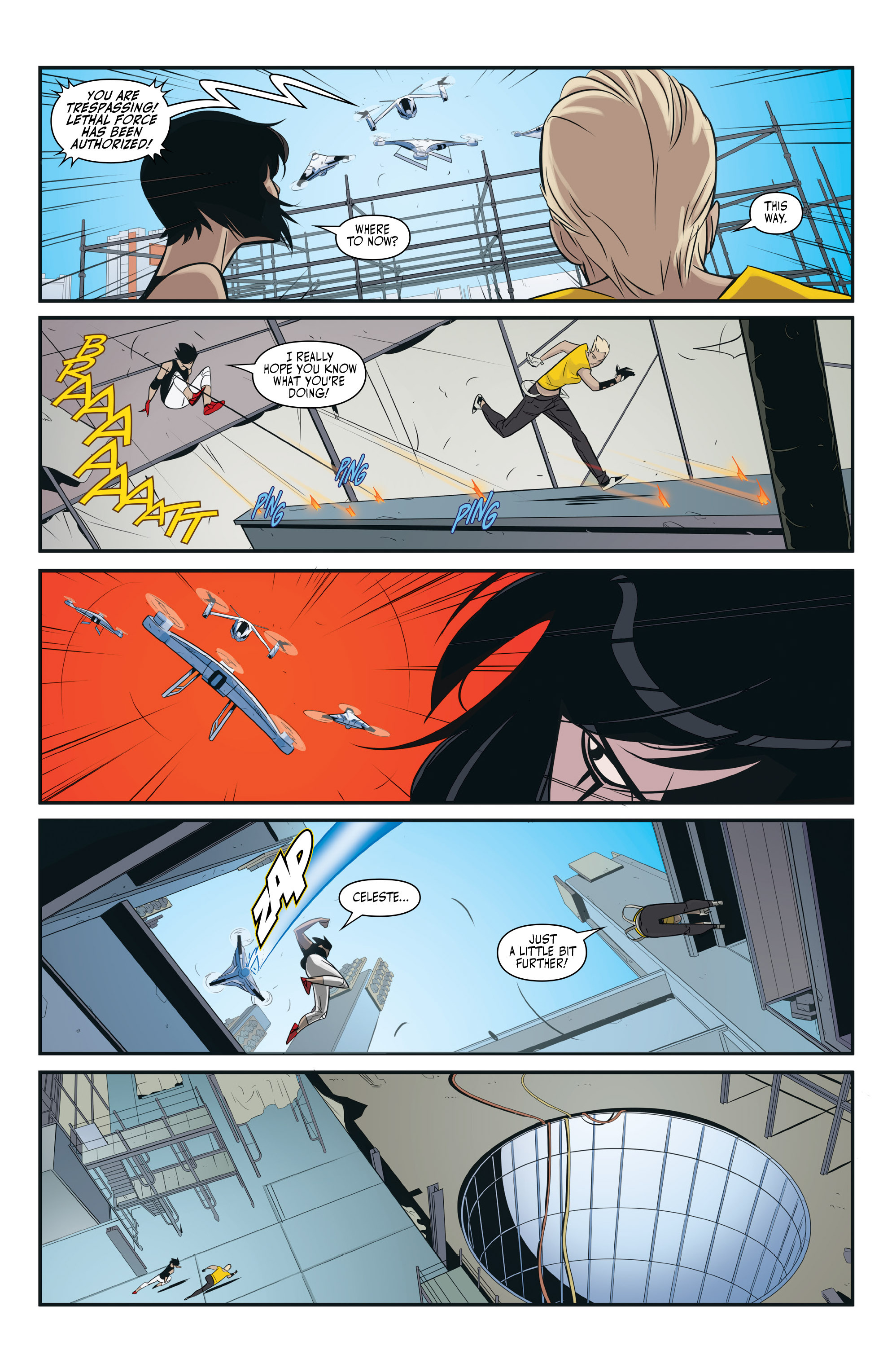 Read online Mirror's Edge: Exordium comic -  Issue #4 - 7