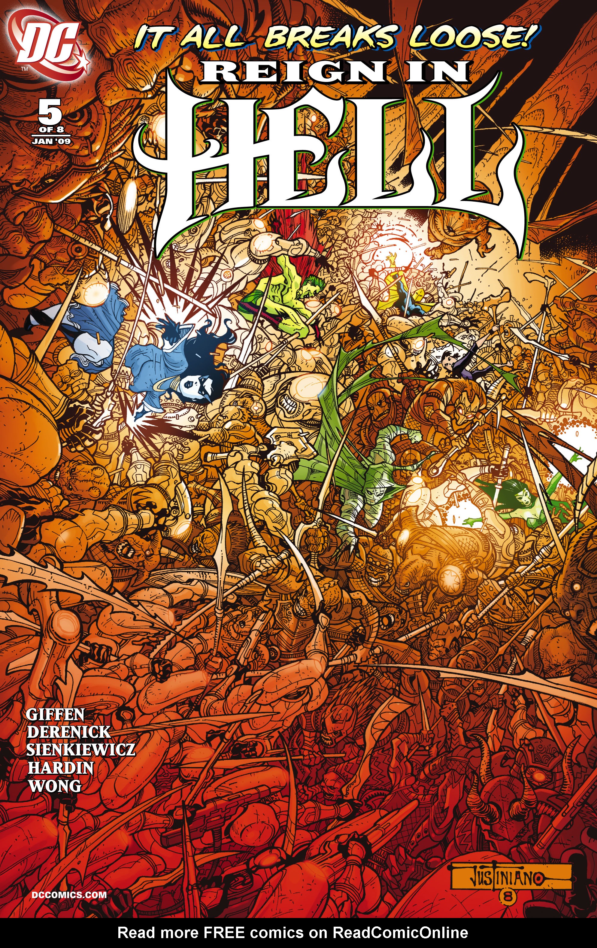 Read online Reign in Hell comic -  Issue #5 - 1