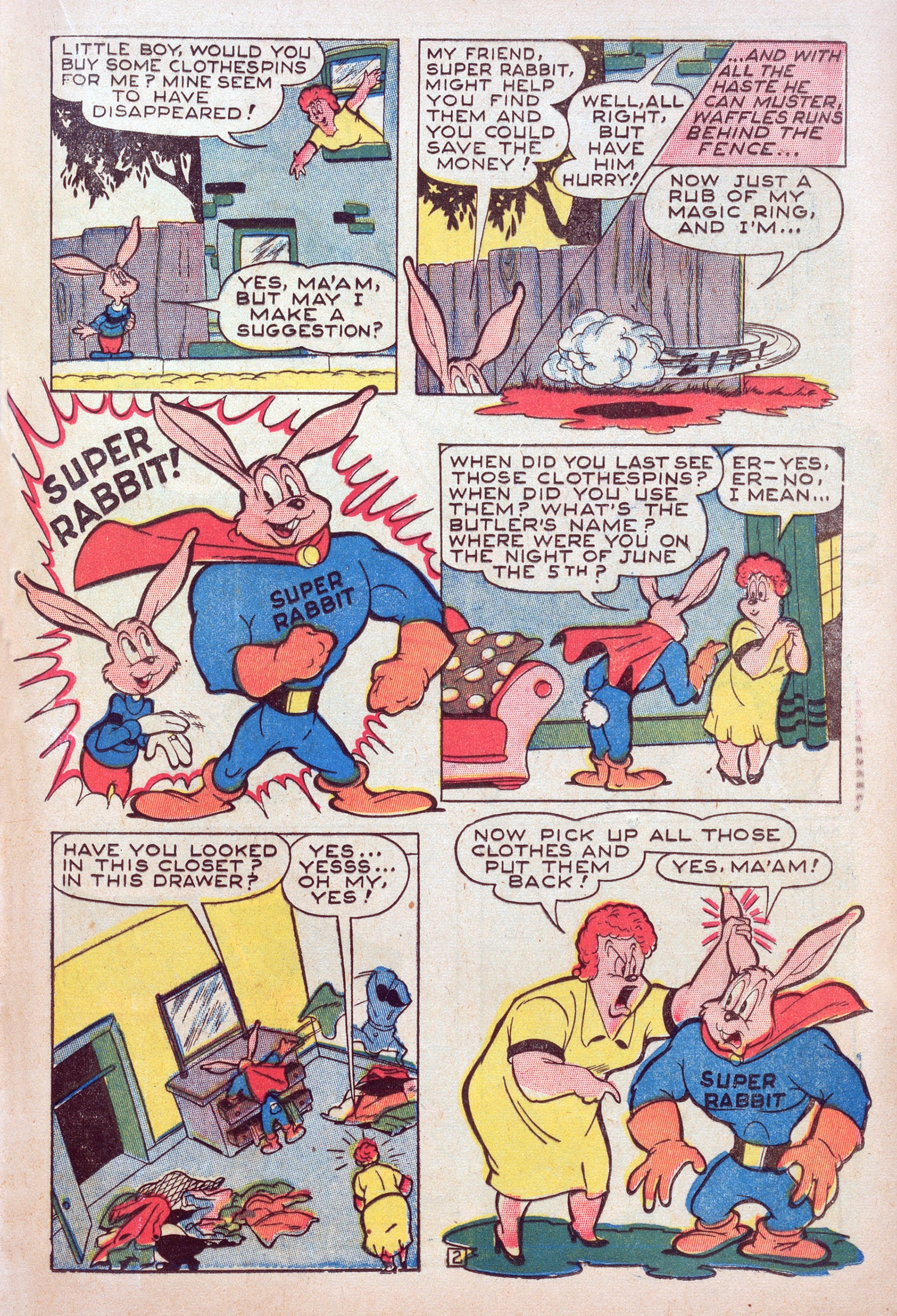 Read online Super Rabbit comic -  Issue #11 - 23