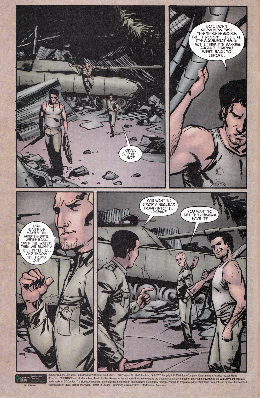 Read online Resistance comic -  Issue #6 - 3