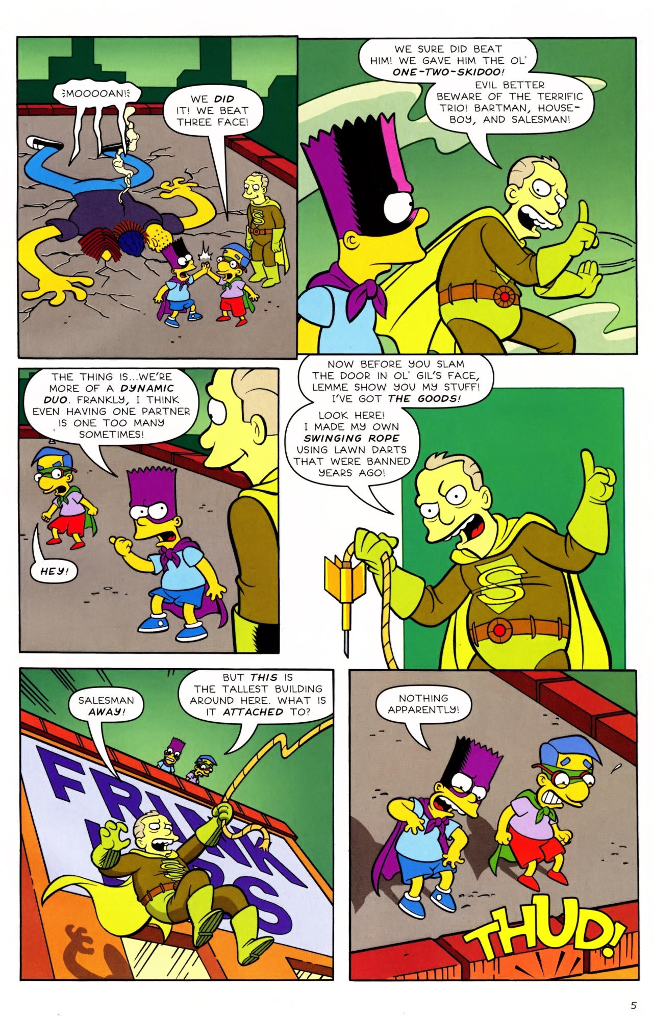 Read online Bongo Comics Presents Simpsons Super Spectacular comic -  Issue #7 - 7