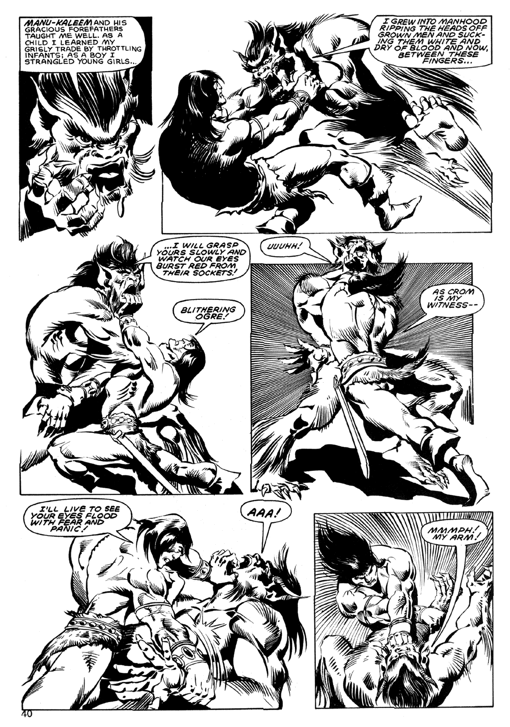 Read online The Savage Sword Of Conan comic -  Issue #120 - 41
