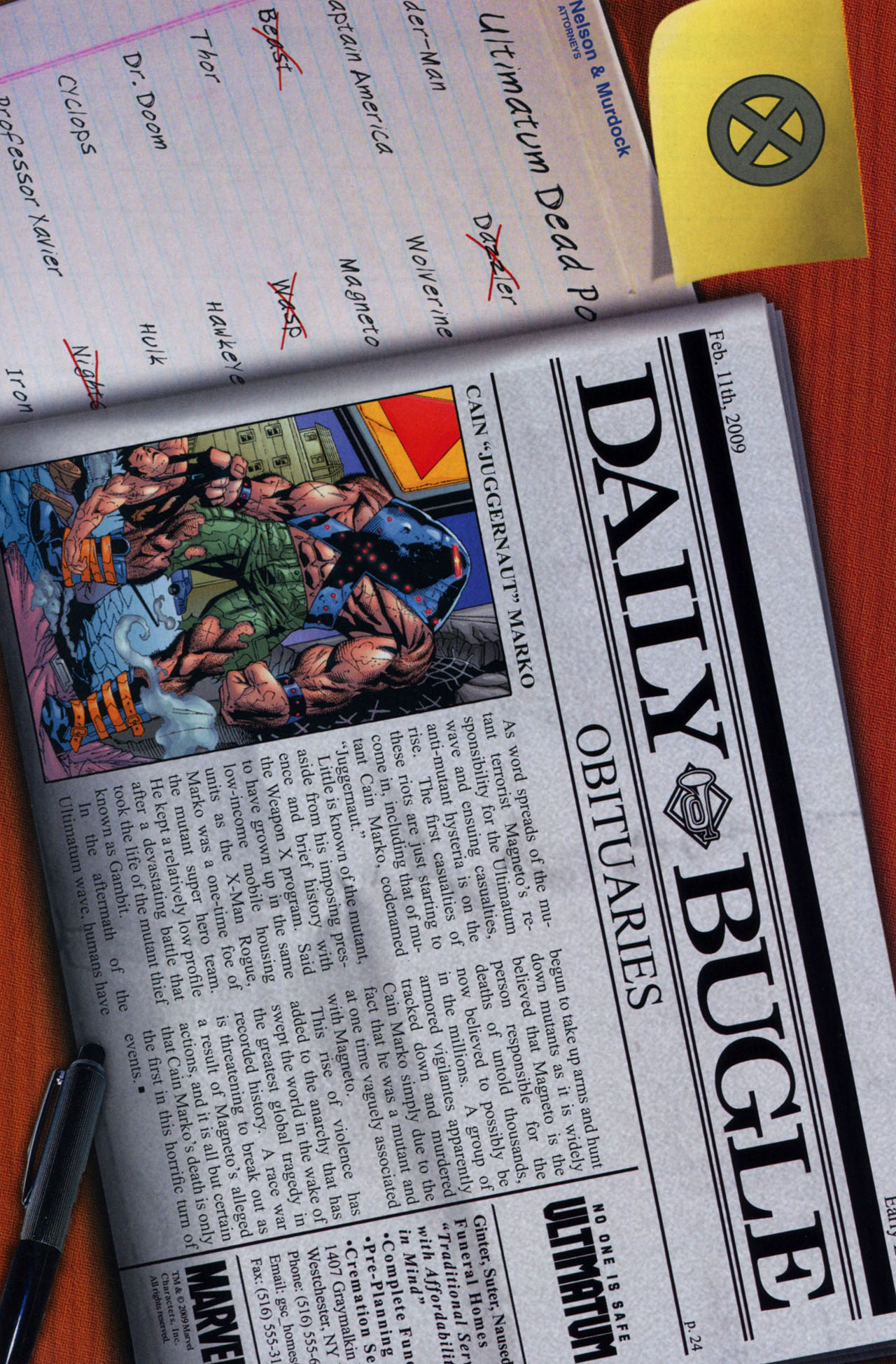 Read online Ultimatum: X-Men Requiem comic -  Issue # Full - 34