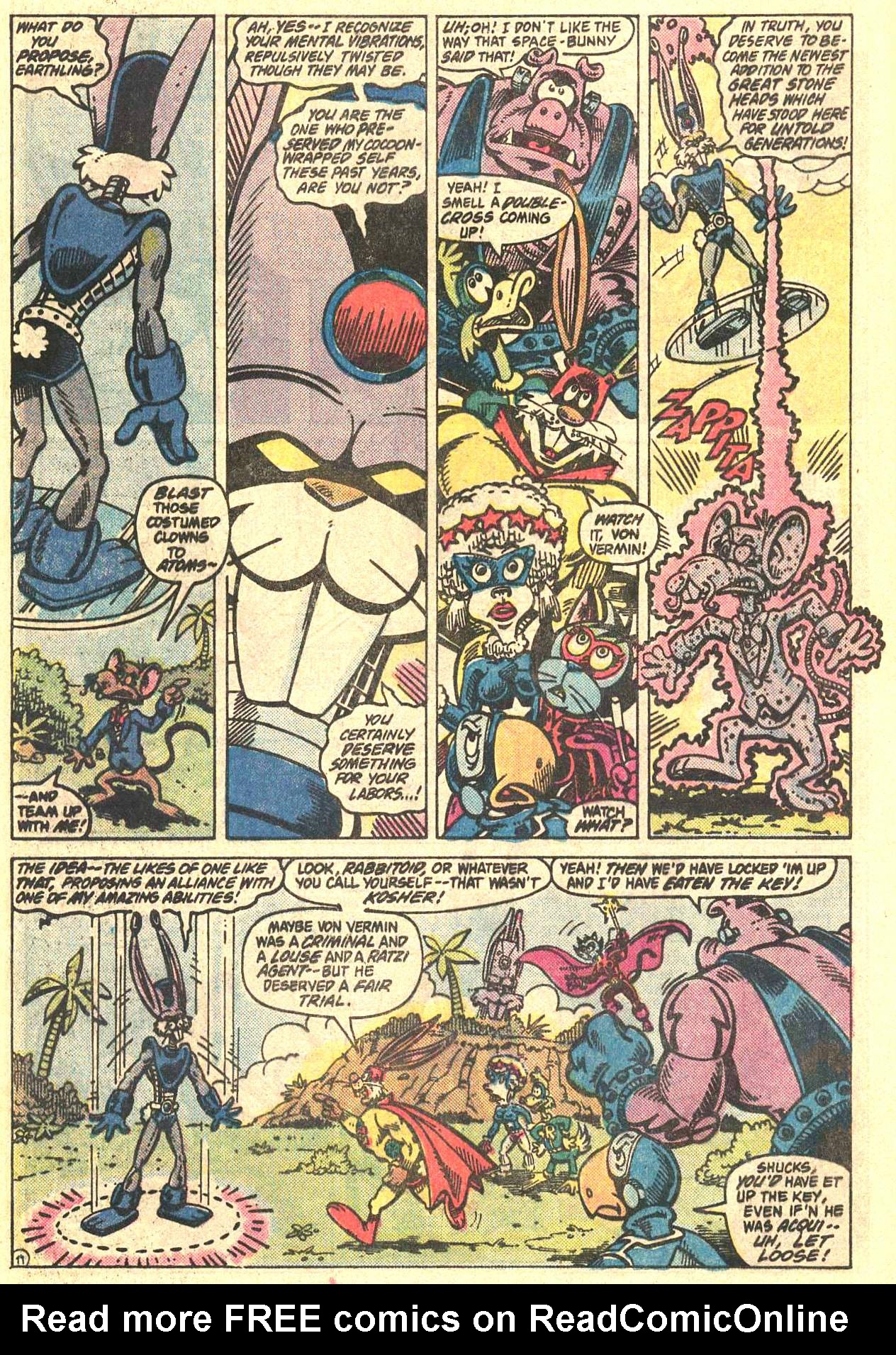 Read online Captain Carrot and His Amazing Zoo Crew! comic -  Issue #6 - 12