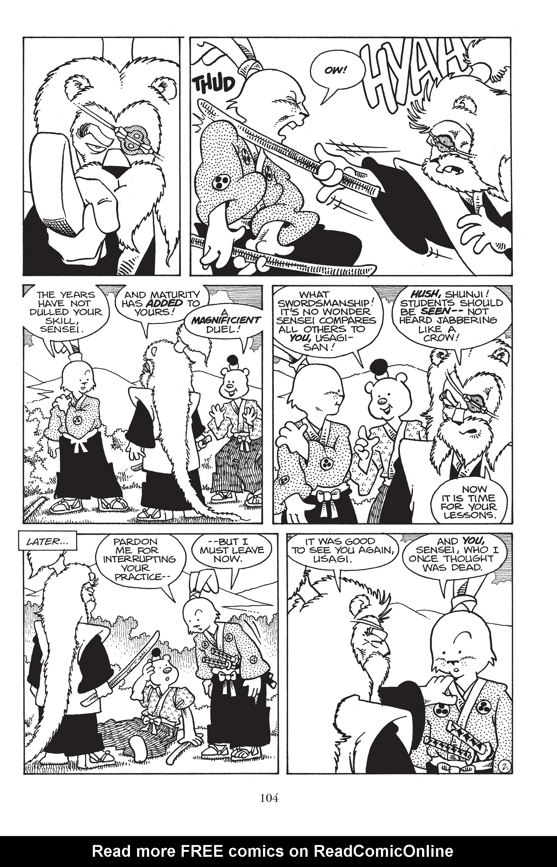 Read online Usagi Yojimbo (1987) comic -  Issue # _TPB 6 - 103