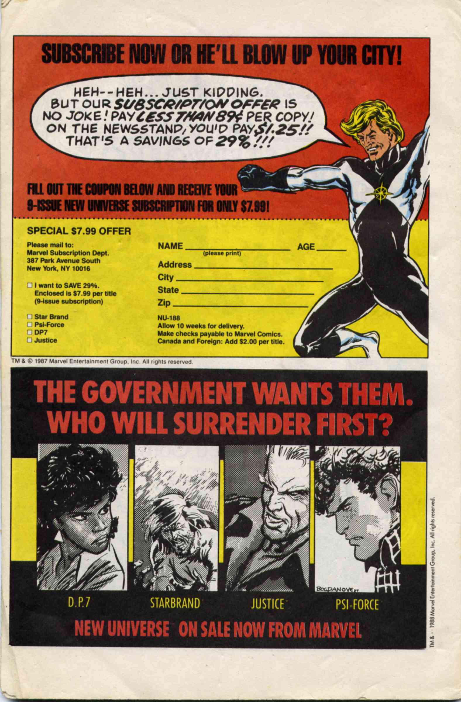 Read online Psi-Force comic -  Issue #19 - 31