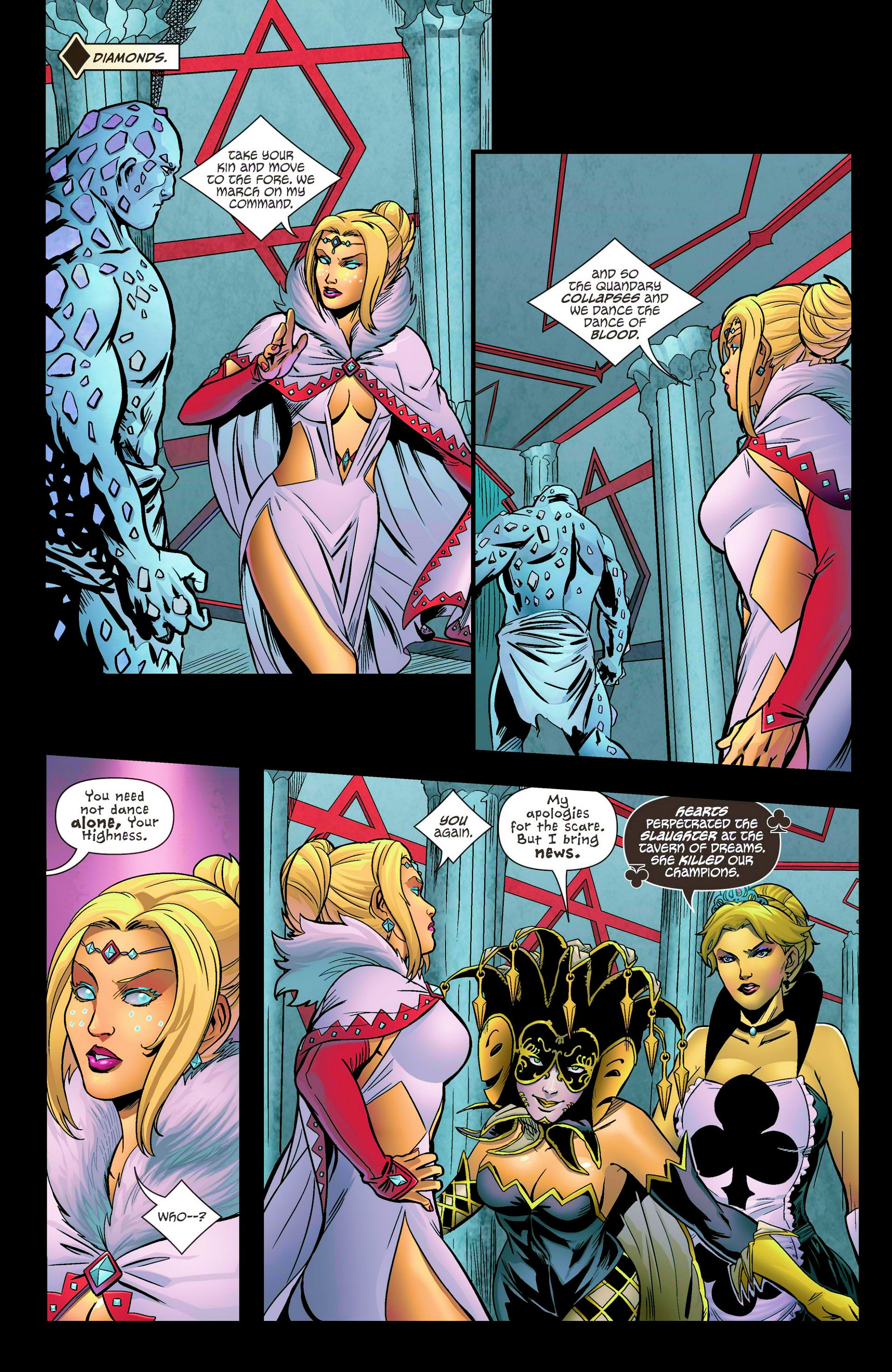 Read online Grimm Fairy Tales presents Wonderland: Clash of Queens comic -  Issue #4 - 15