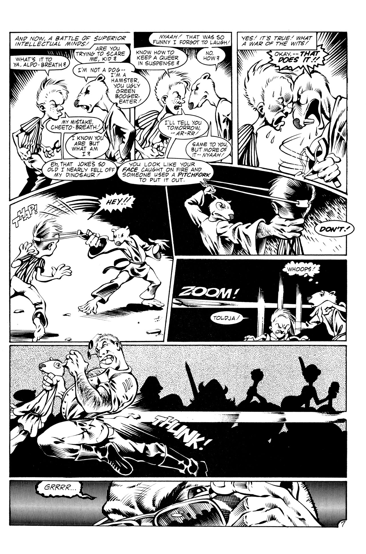 Read online Adolescent Radioactive Black Belt Hamsters comic -  Issue #6 - 9
