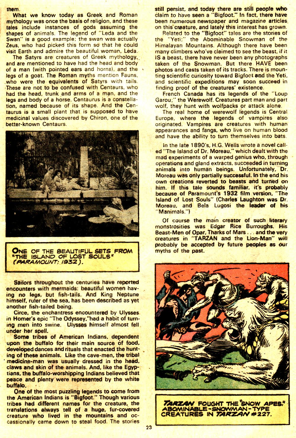 Read online Tarzan (1972) comic -  Issue #232 - 23