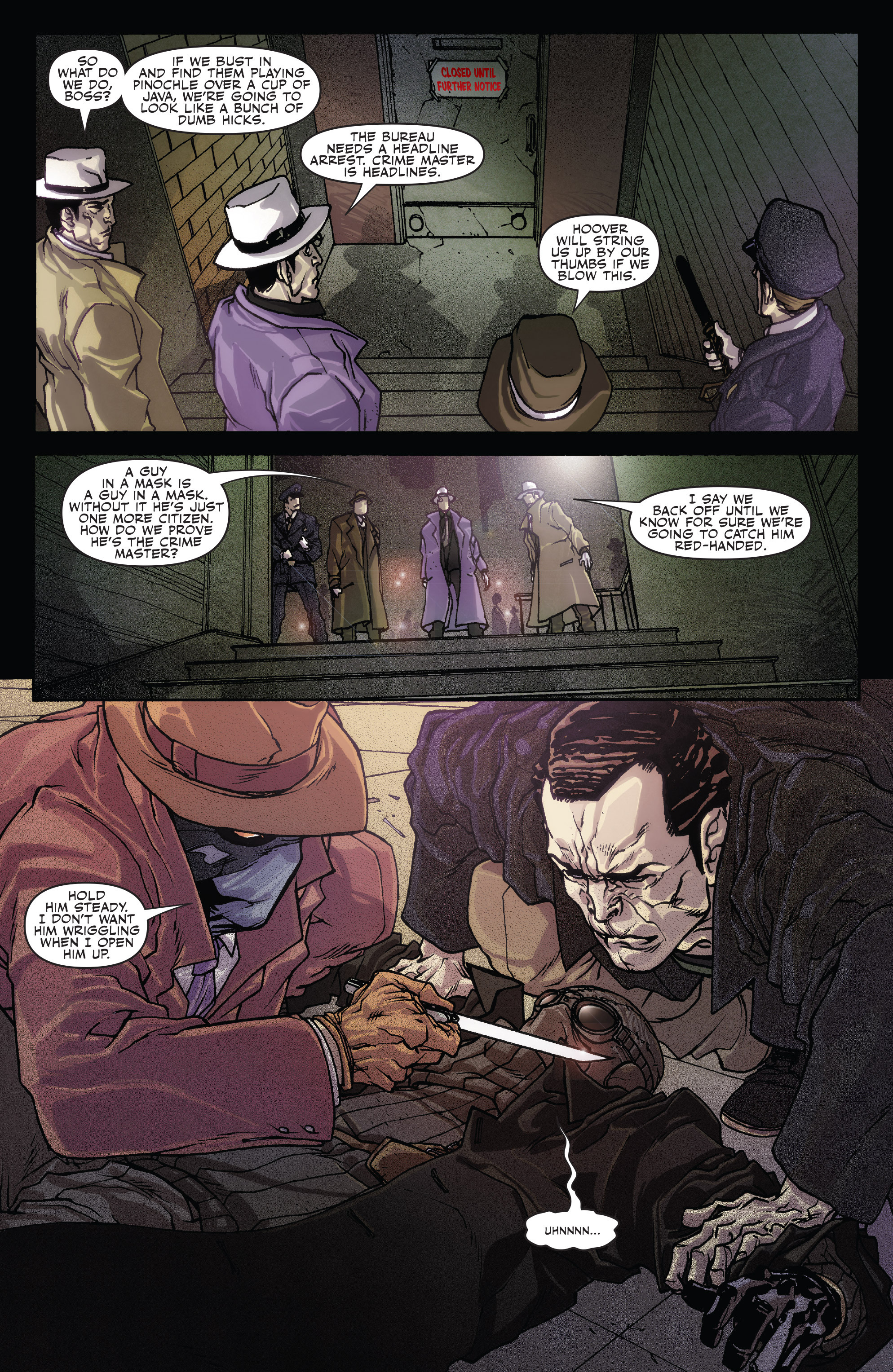 Read online SpiderMan Noir Eyes Without A Face comic Issue 3