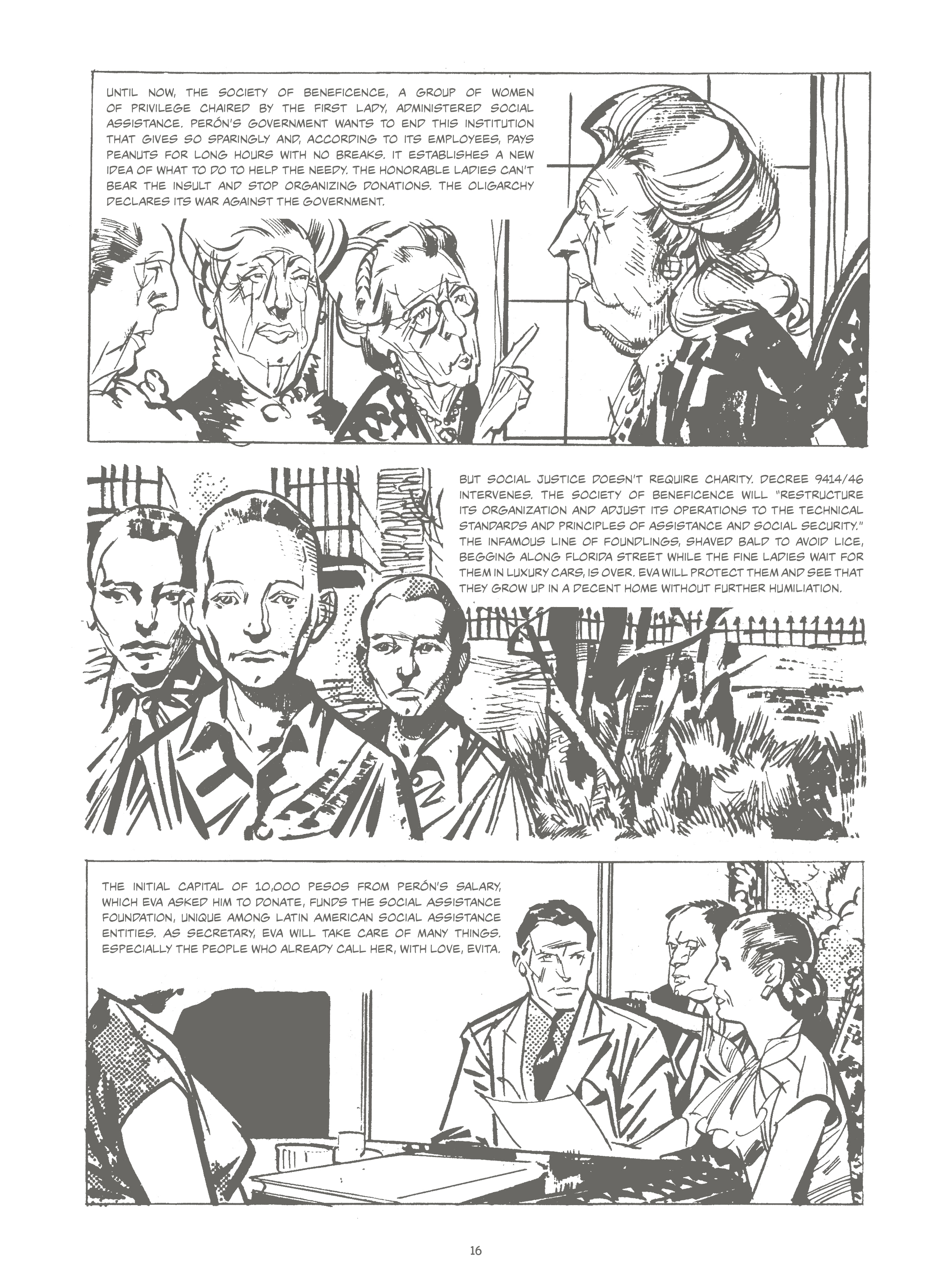 Read online Evita, the Life and Work of Eva Perón comic -  Issue # TPB - 21