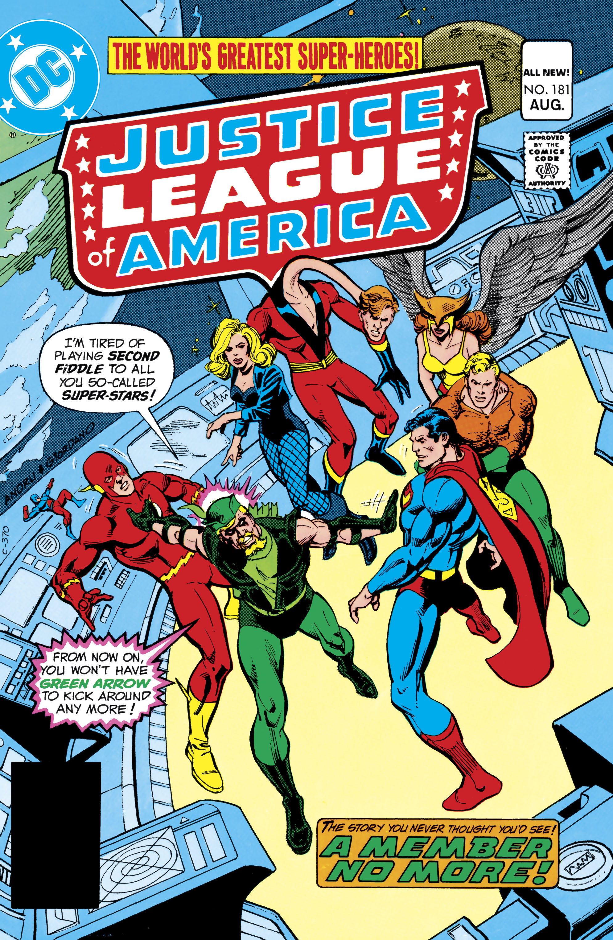 Read online Justice League of America (1960) comic -  Issue #181 - 1
