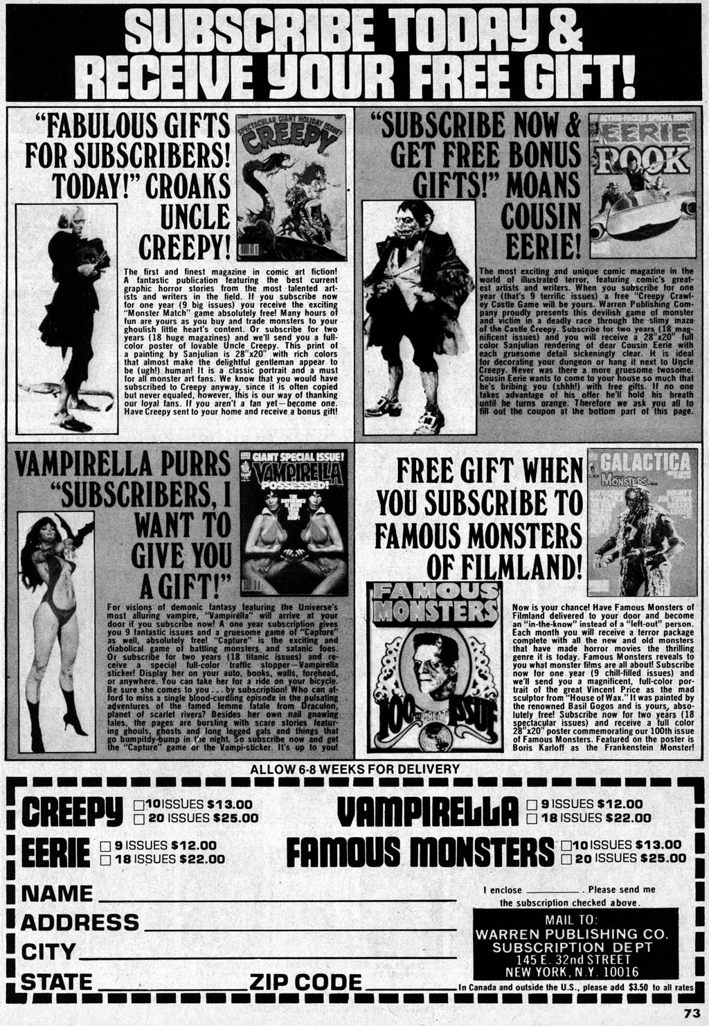 Read online Creepy (1964) comic -  Issue #105 - 73