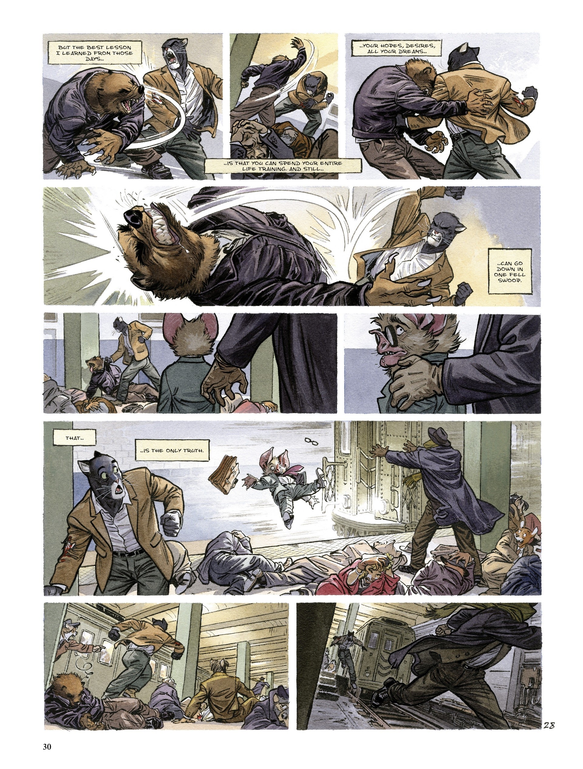 Read online Blacksad: They All Fall Down comic -  Issue #1 - 30