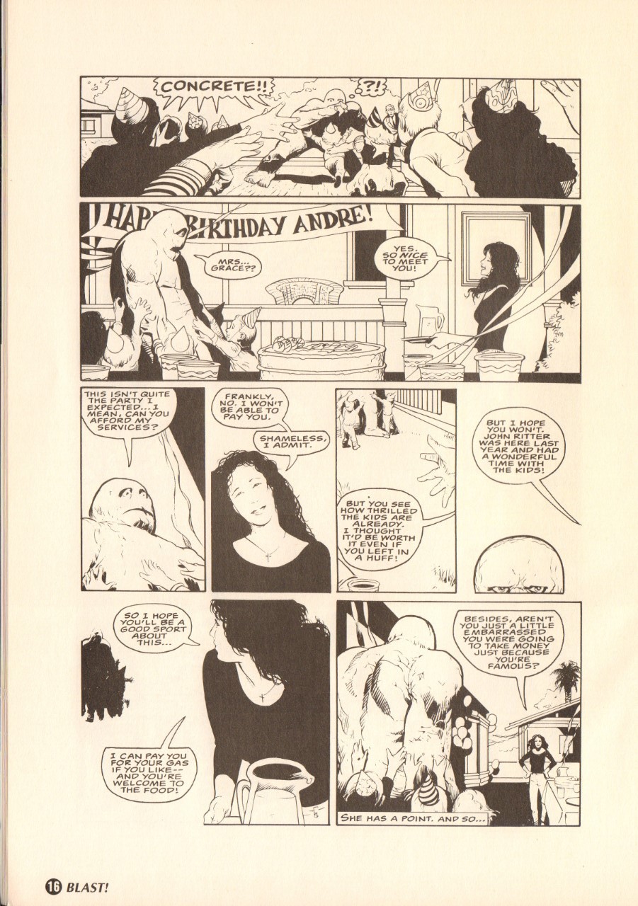 Read online Blast (1991) comic -  Issue #1 - 18