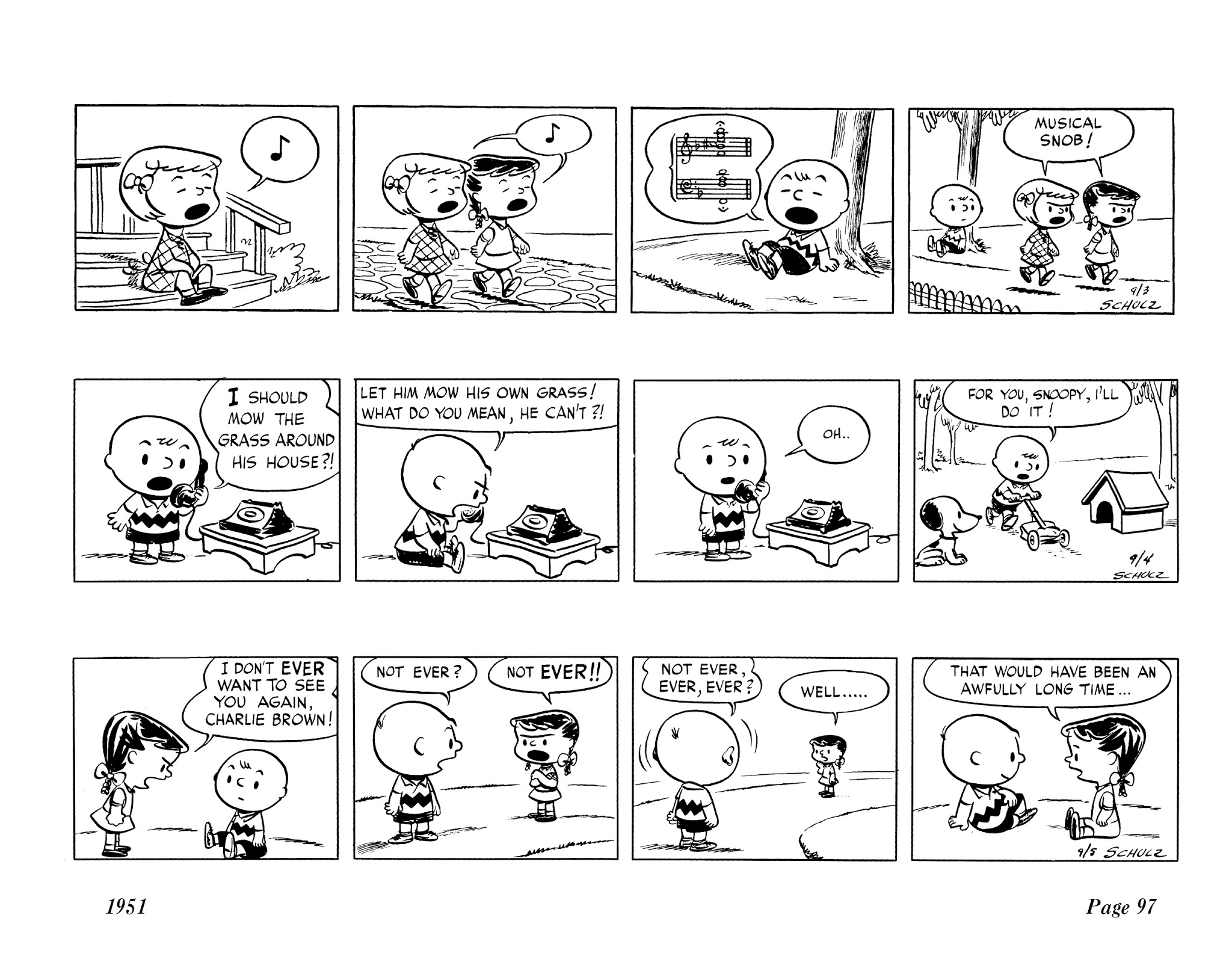 Read online The Complete Peanuts comic -  Issue # TPB 1 - 109