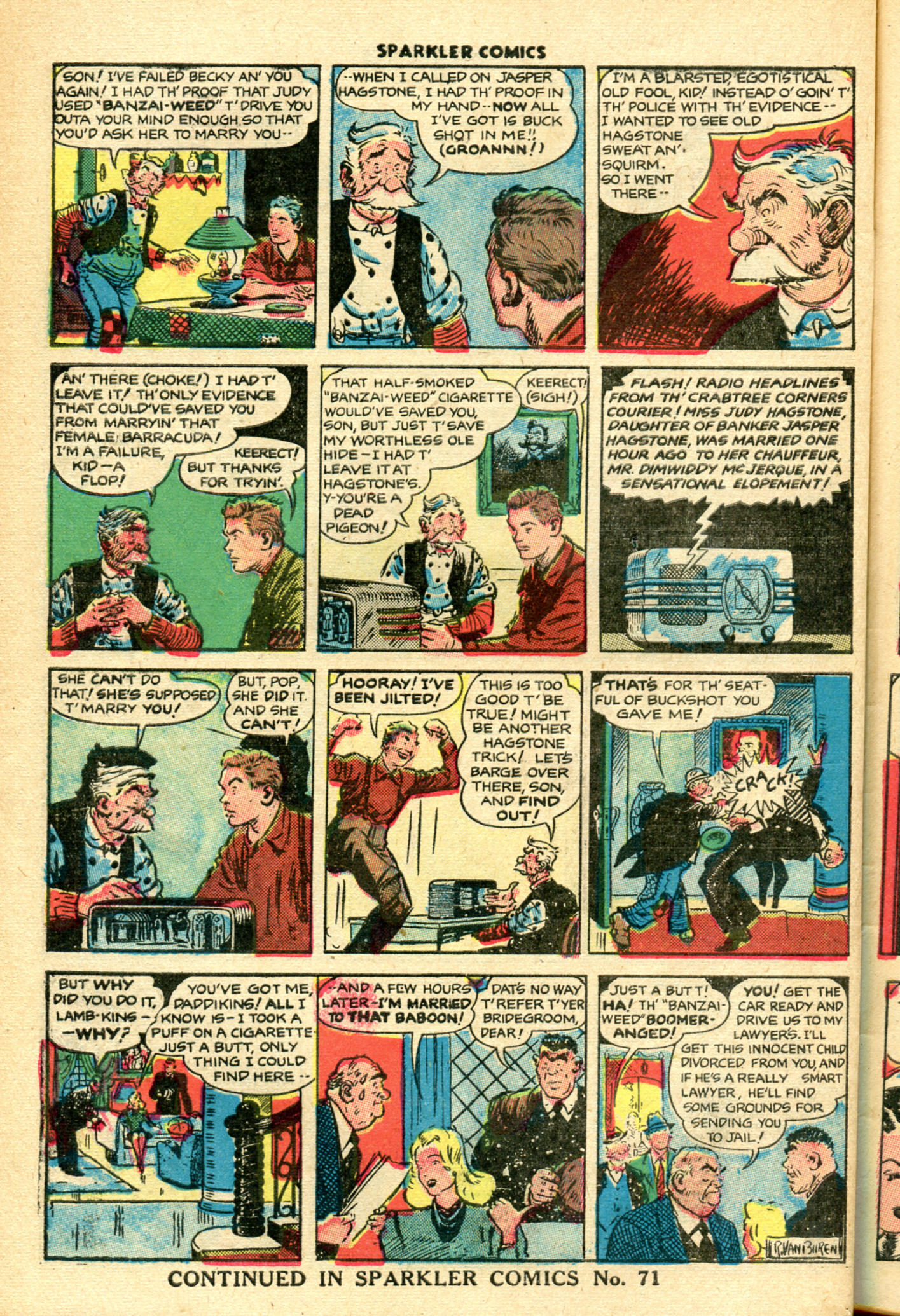 Read online Sparkler Comics comic -  Issue #70 - 44
