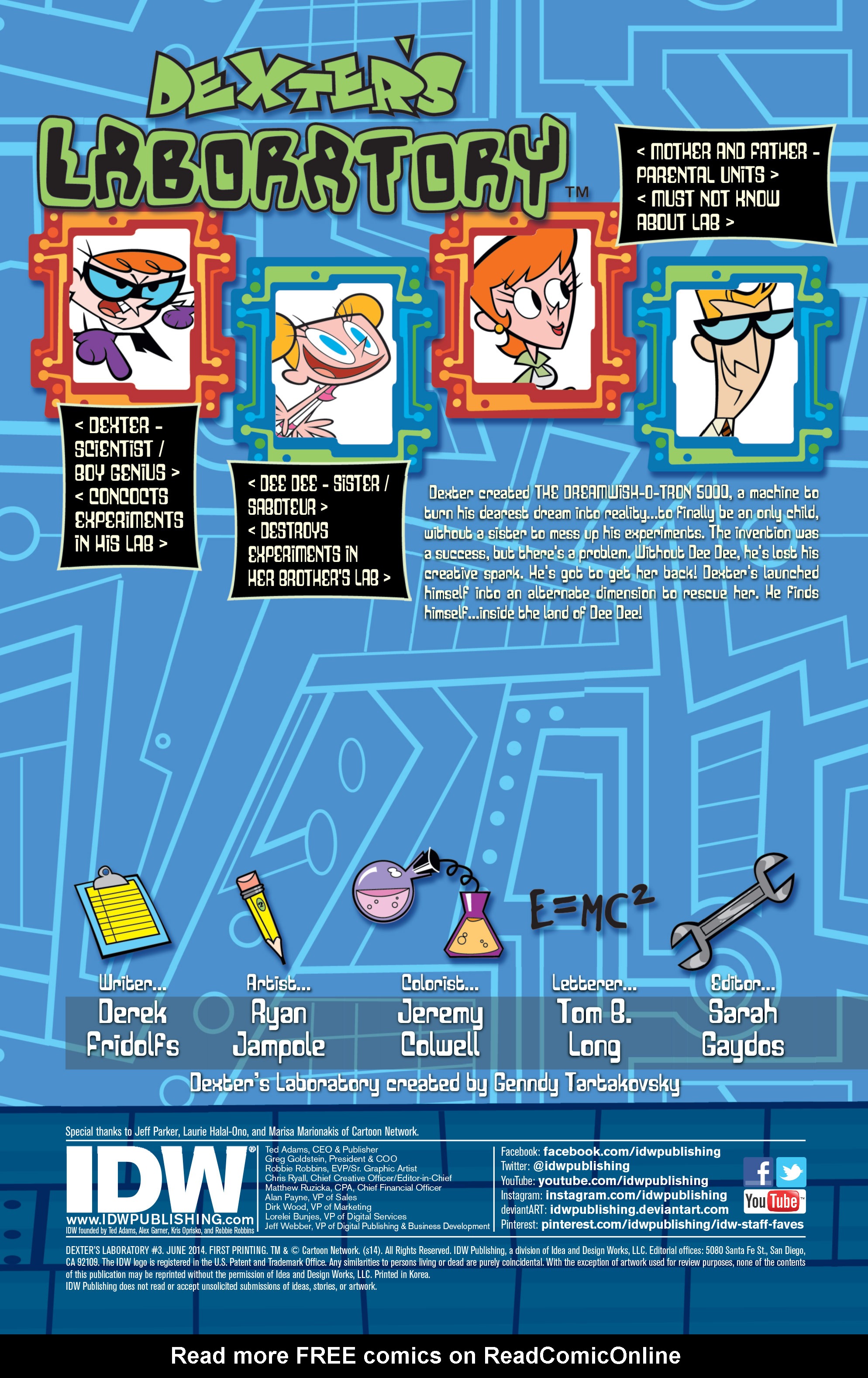 Read online Dexter's Laboratory (2014) comic -  Issue #3 - 2