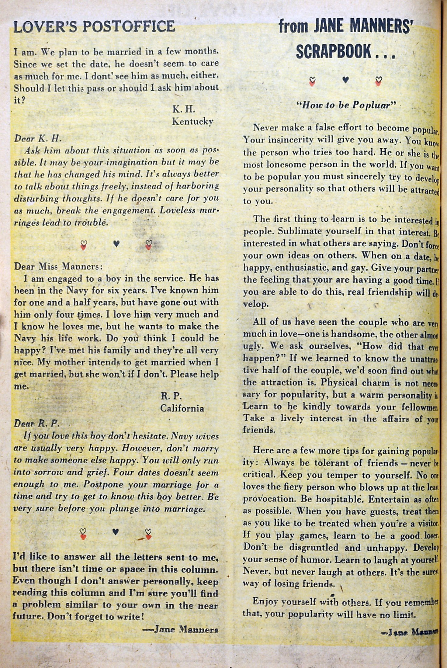 Read online My Love Life comic -  Issue #11 - 21