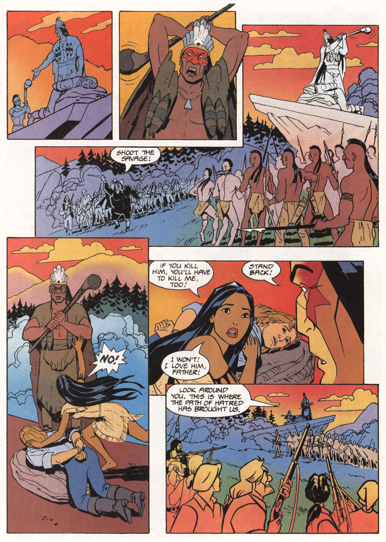 Read online Disney's Pocahontas comic -  Issue #1 - 44