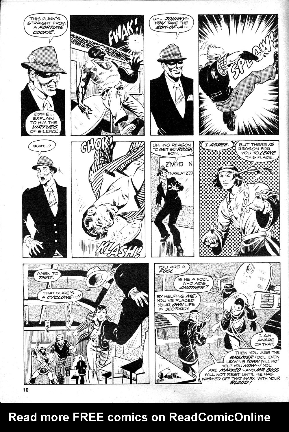 Read online The Deadly Hands of Kung Fu comic -  Issue #7 - 10