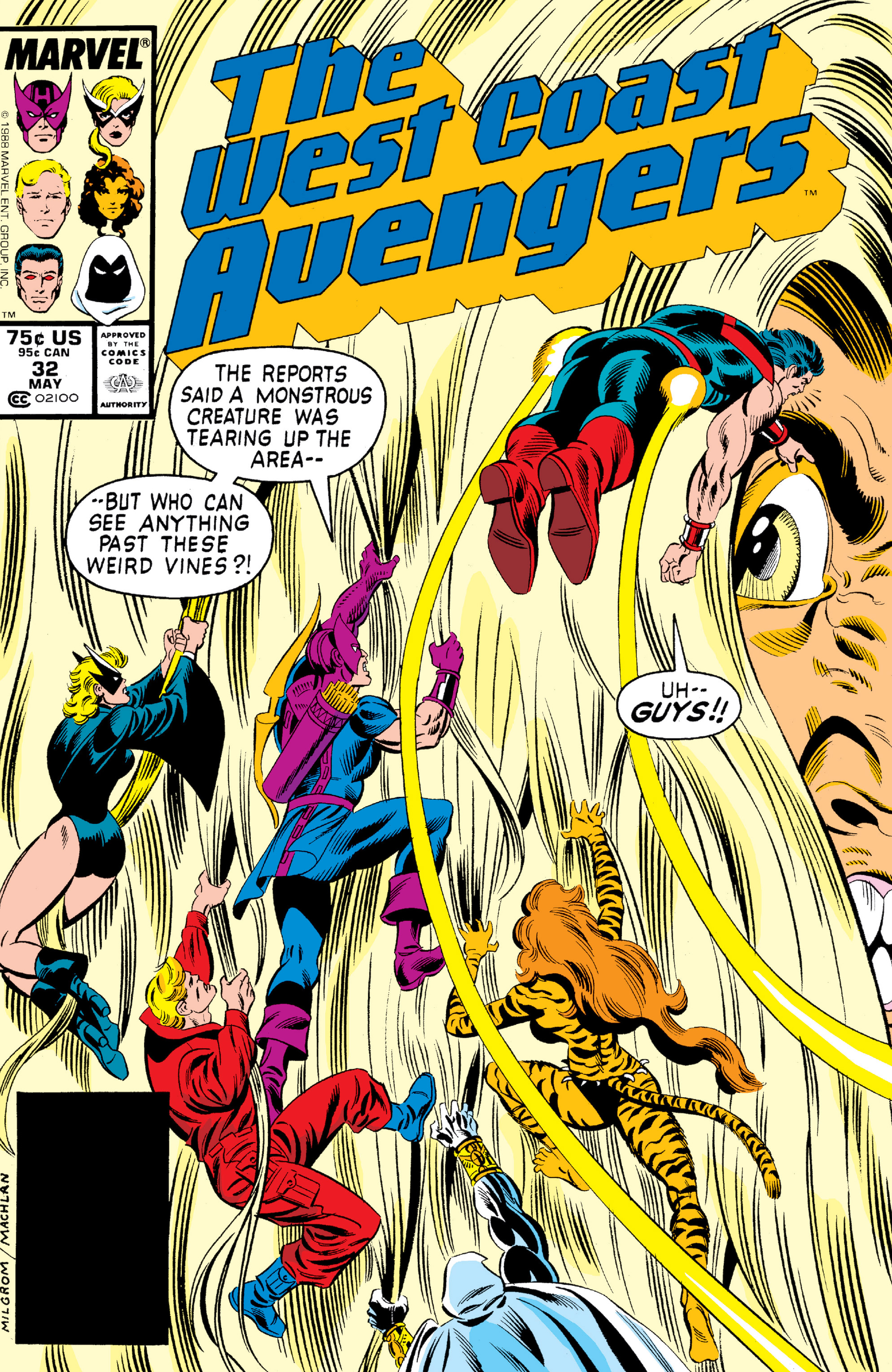 Read online West Coast Avengers (1985) comic -  Issue #32 - 1