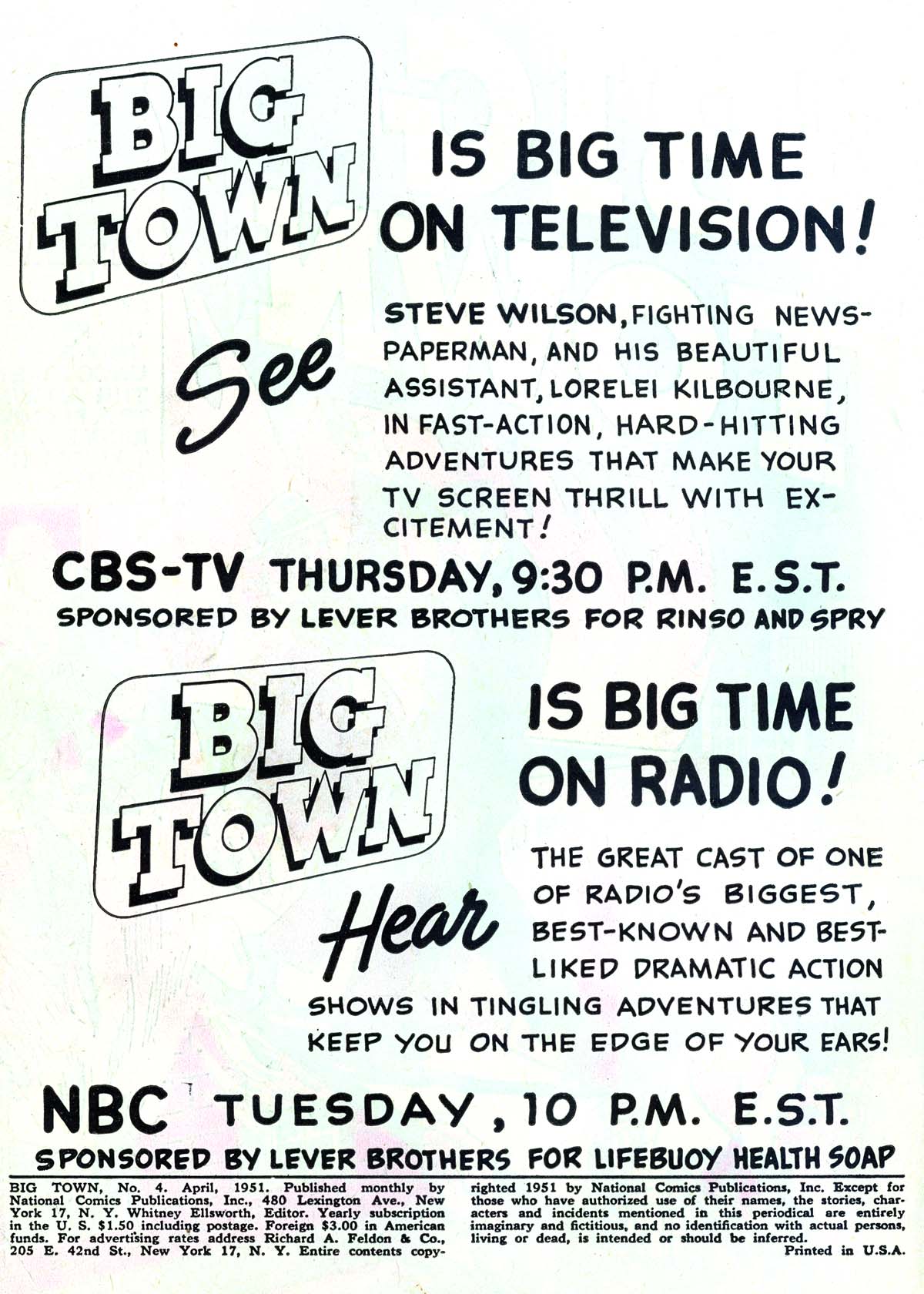 Big Town (1951) 4 Page 1