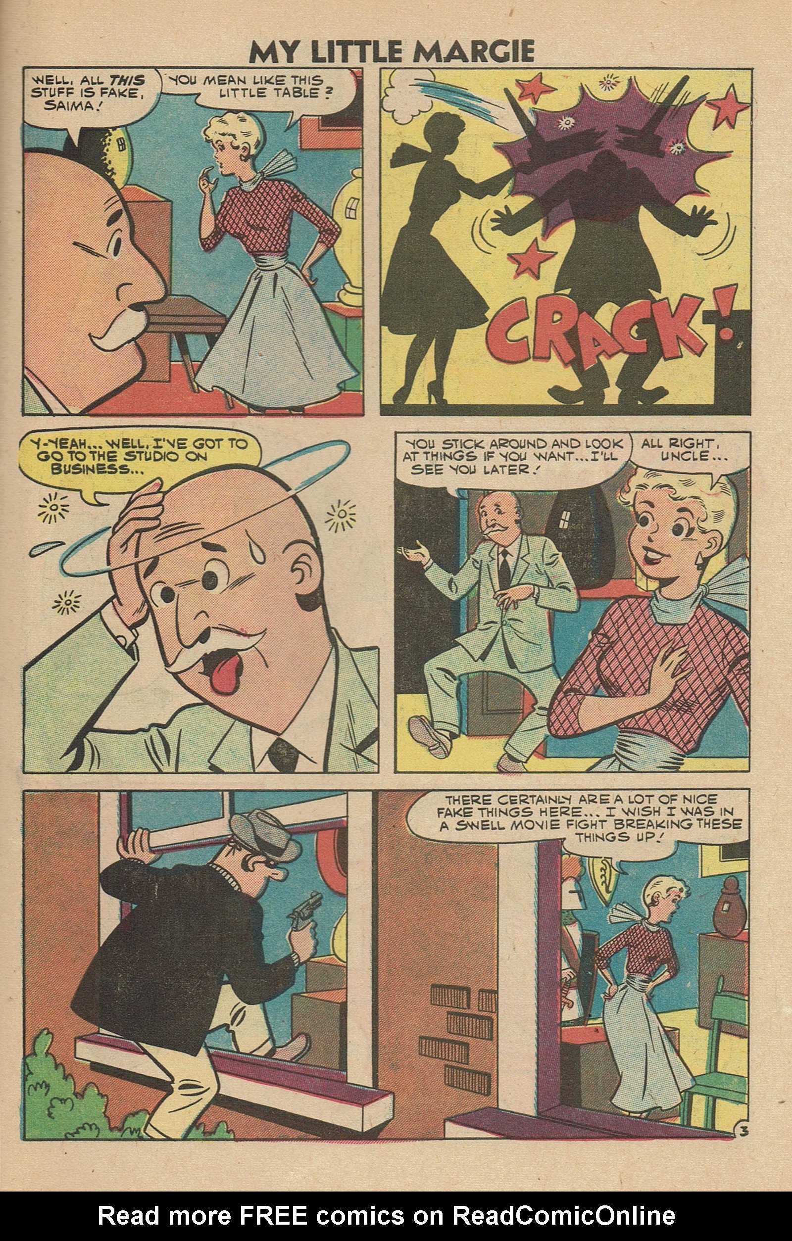 Read online My Little Margie (1954) comic -  Issue #24 - 27
