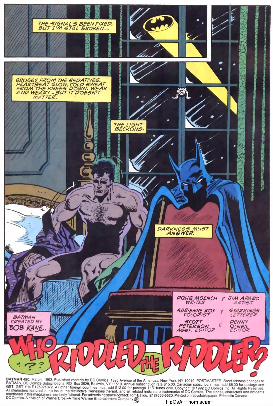 Read online Batman: Knightfall comic -  Issue #0b - 2