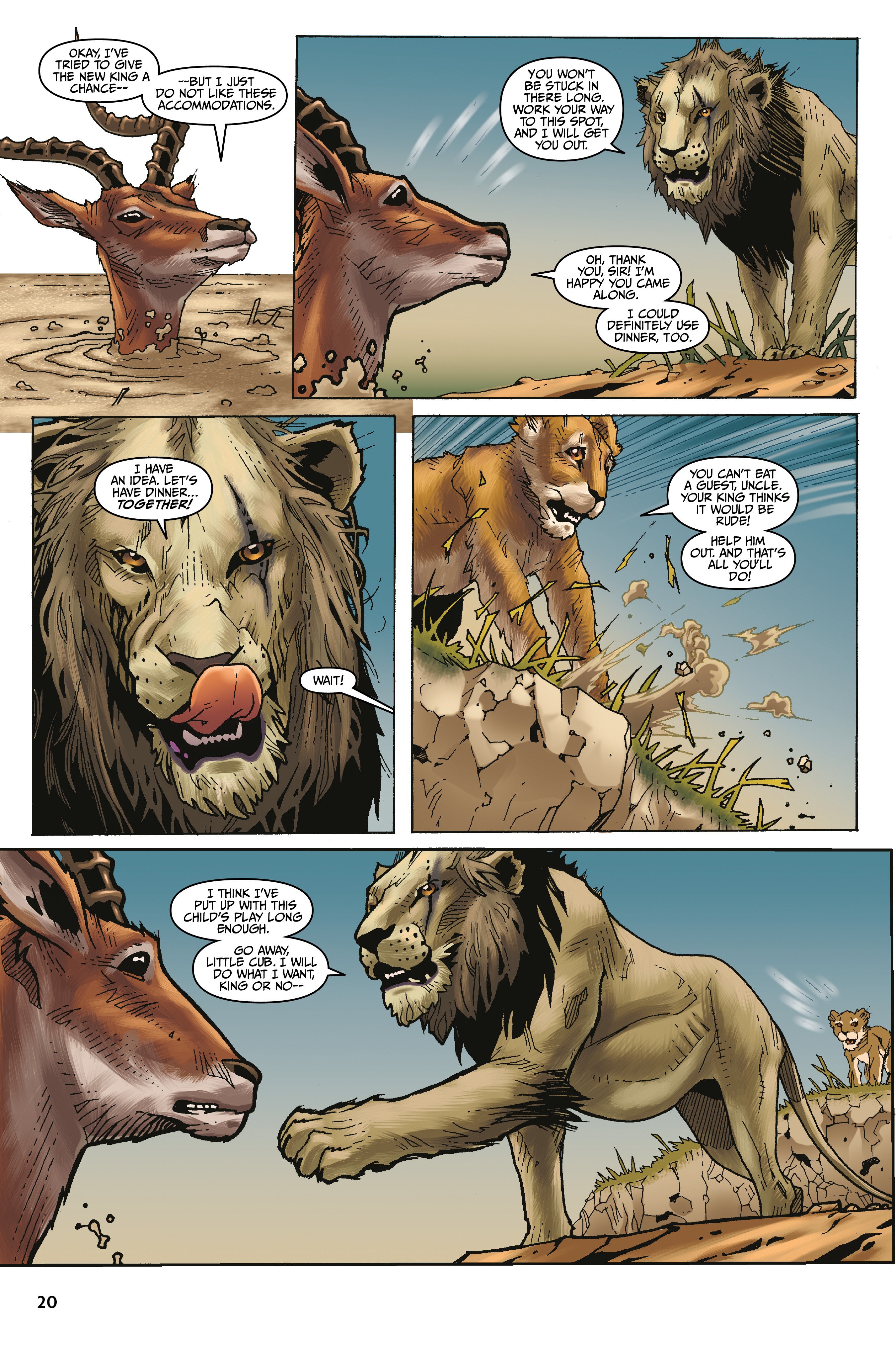 Read online Disney The Lion King: Wild Schemes and Catastrophes comic -  Issue # TPB - 21