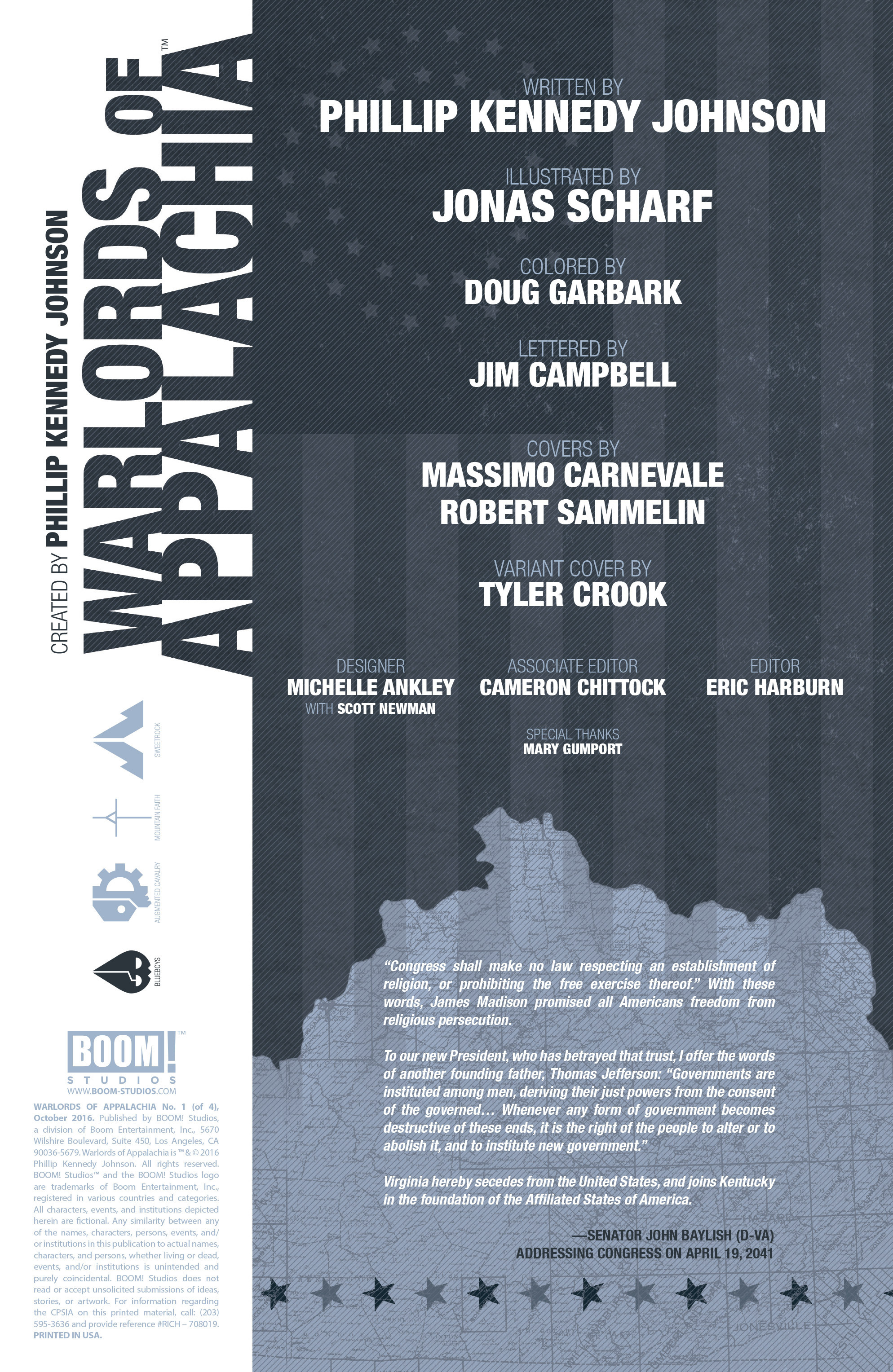 Read online Warlords of Appalachia comic -  Issue #1 - 2