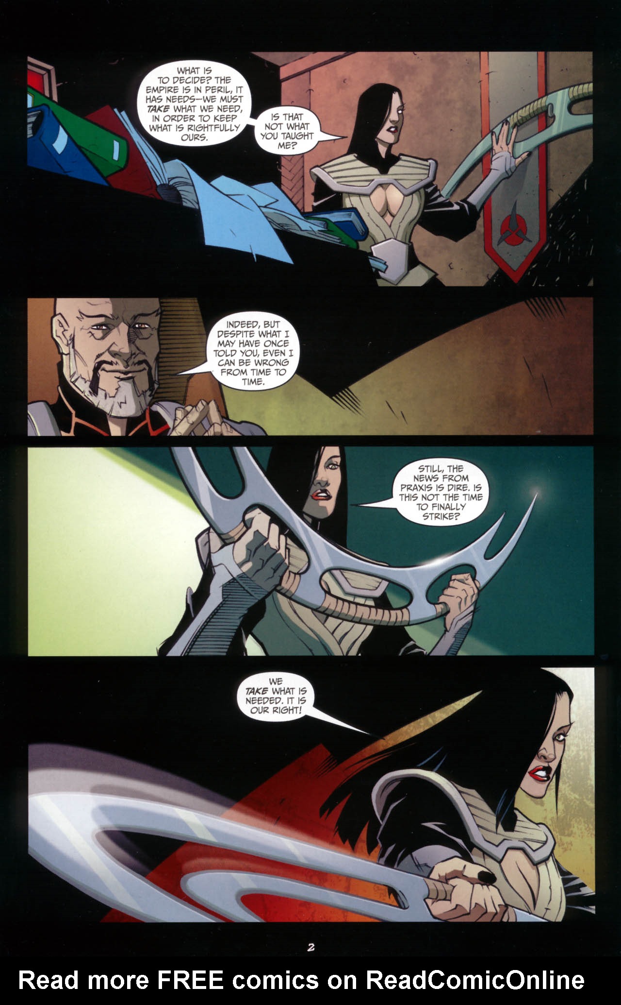 Read online Star Trek: Klingons: Blood Will Tell comic -  Issue #1 - 4