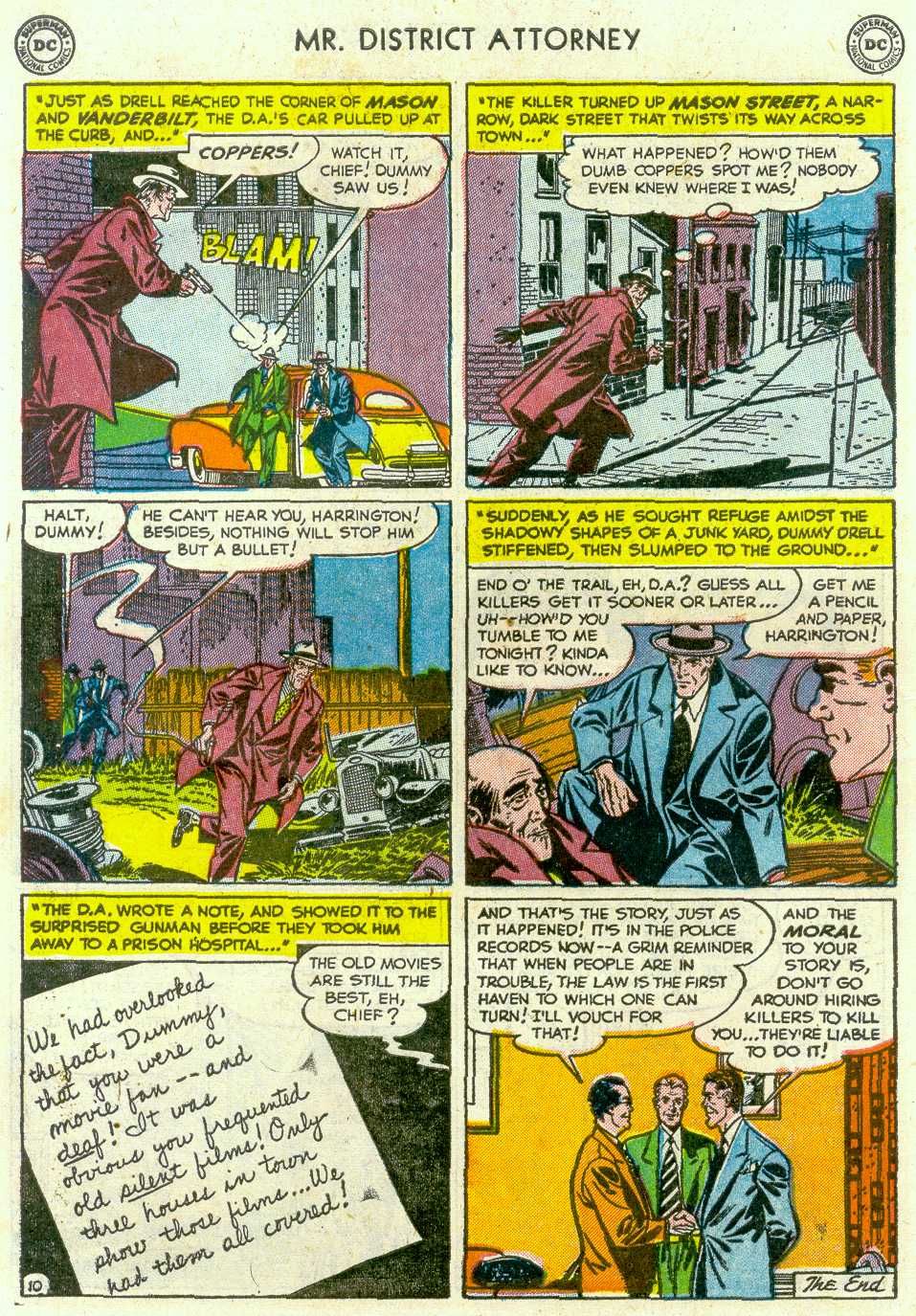 Read online Mr. District Attorney comic -  Issue #25 - 12