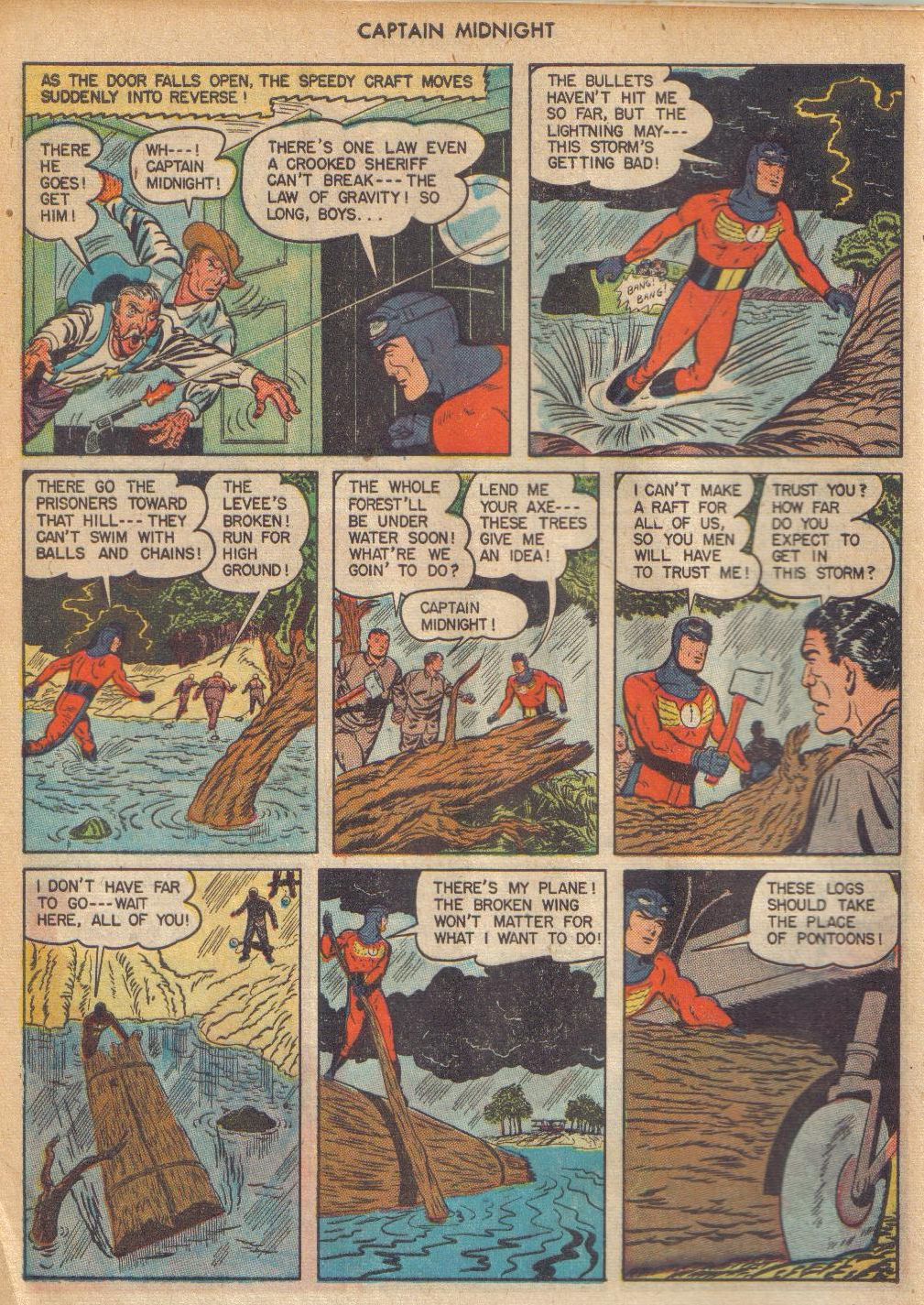 Read online Captain Midnight (1942) comic -  Issue #42 - 8
