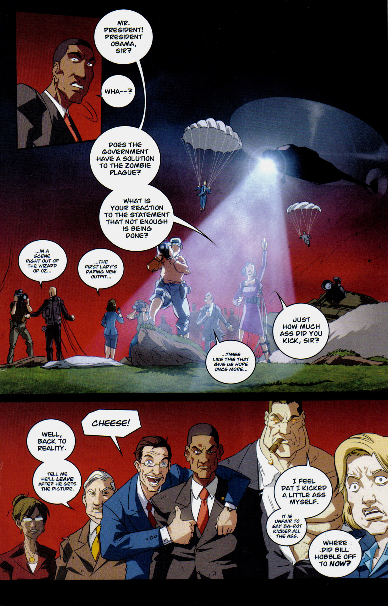 Read online President Evil comic -  Issue #3 - 11