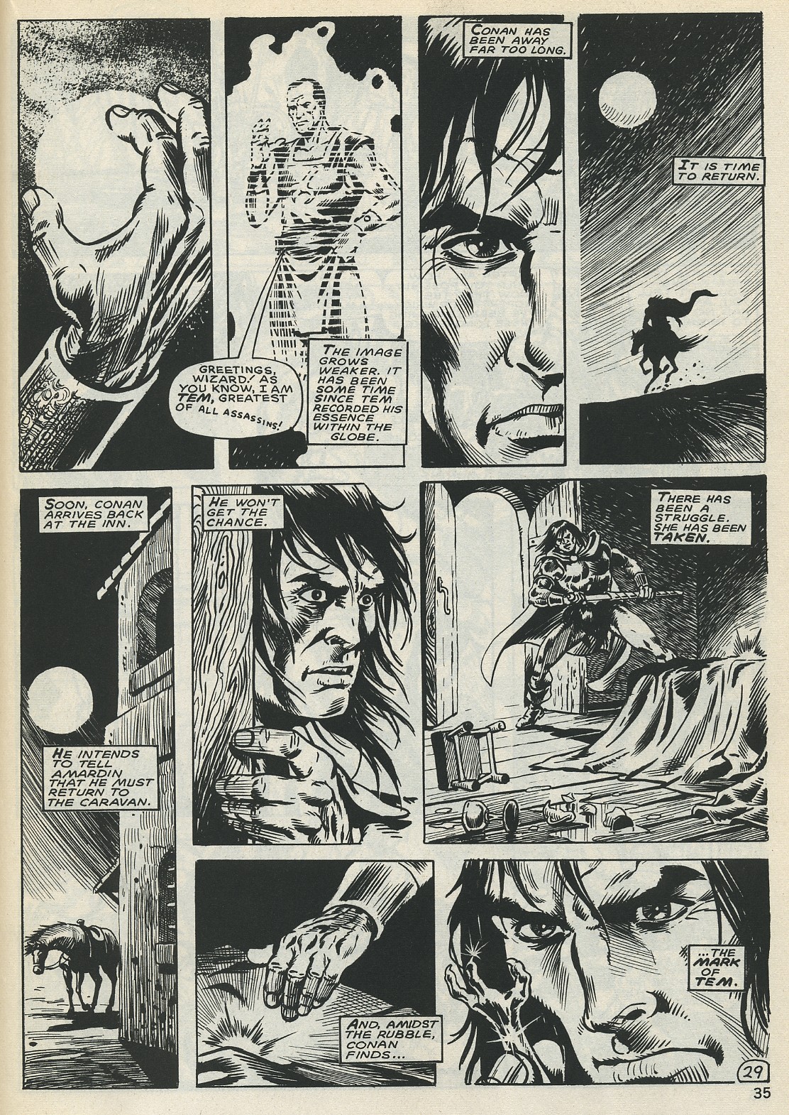 Read online The Savage Sword Of Conan comic -  Issue #128 - 34