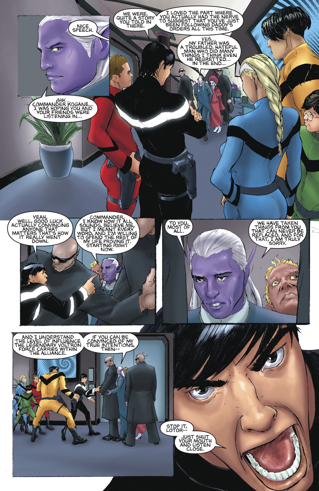 Read online Voltron comic -  Issue #7 - 8