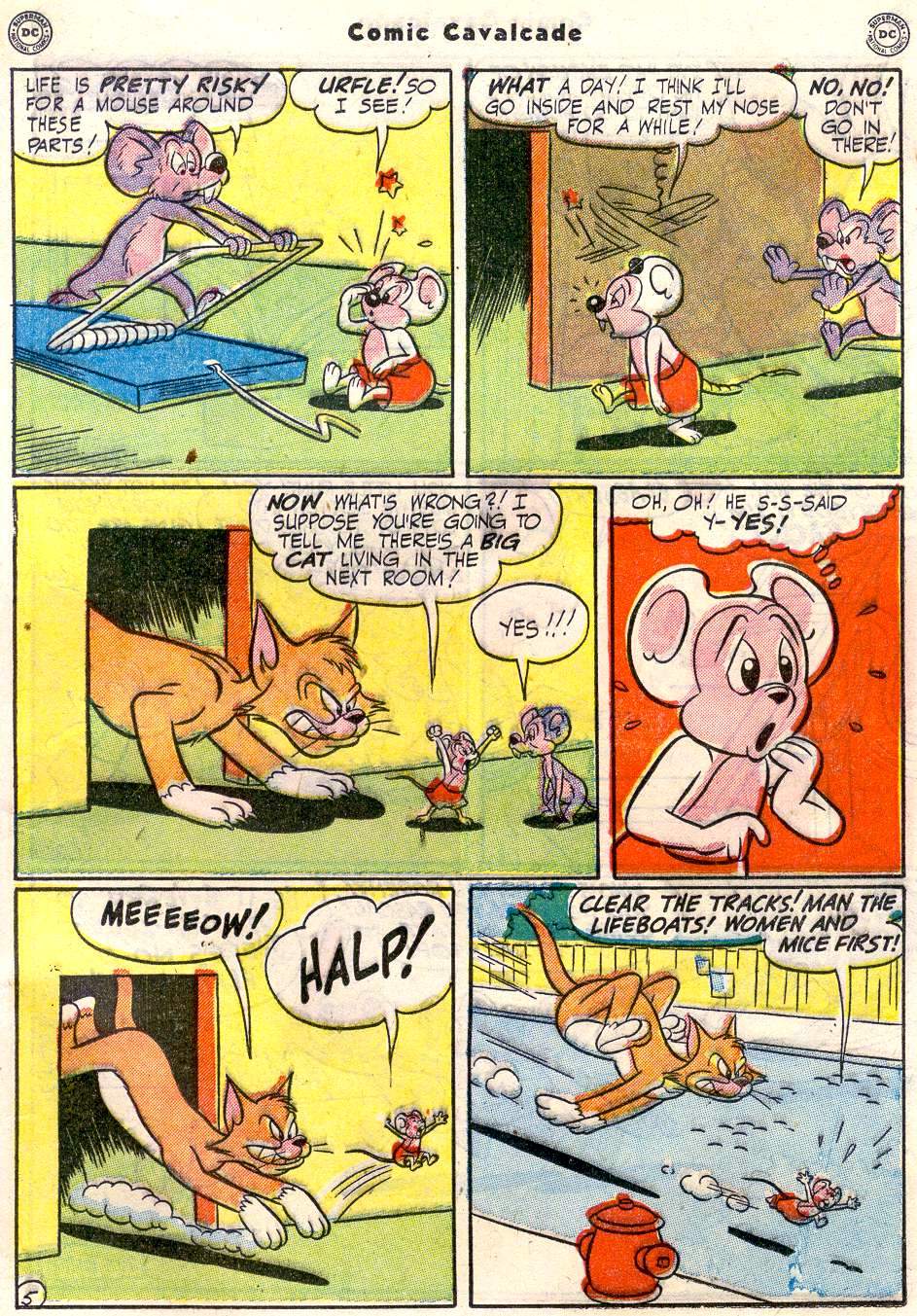 Read online Comic Cavalcade comic -  Issue #43 - 47