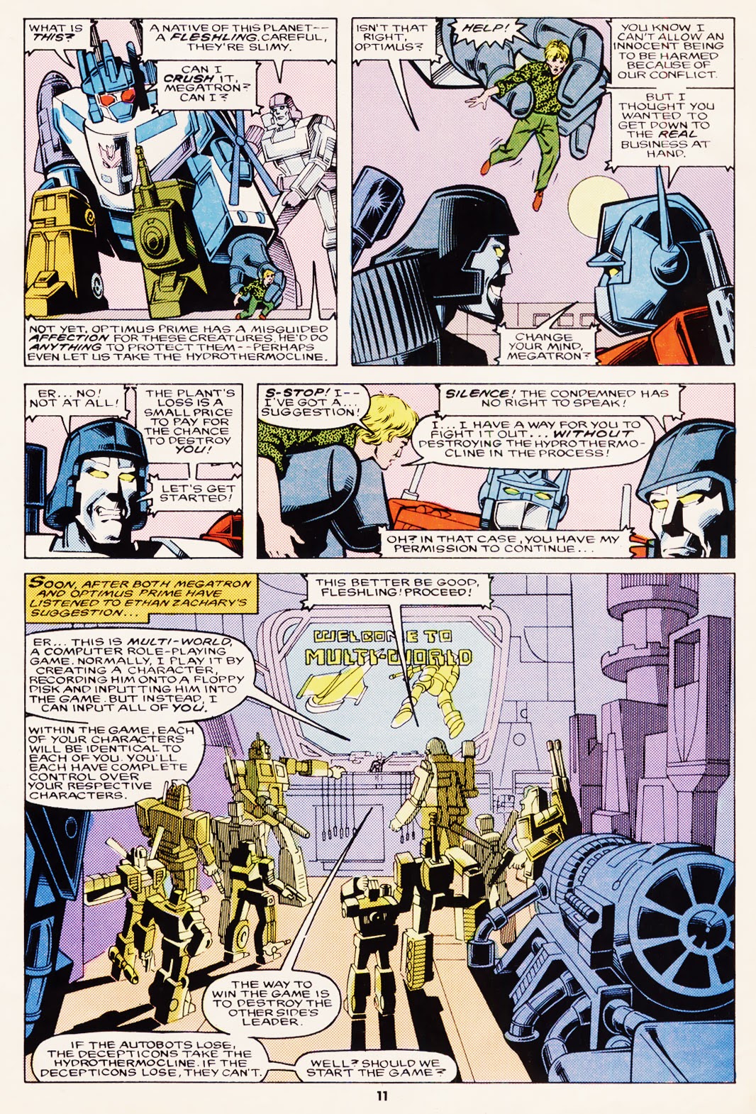 Read online The Transformers (UK) comic -  Issue #105 - 11