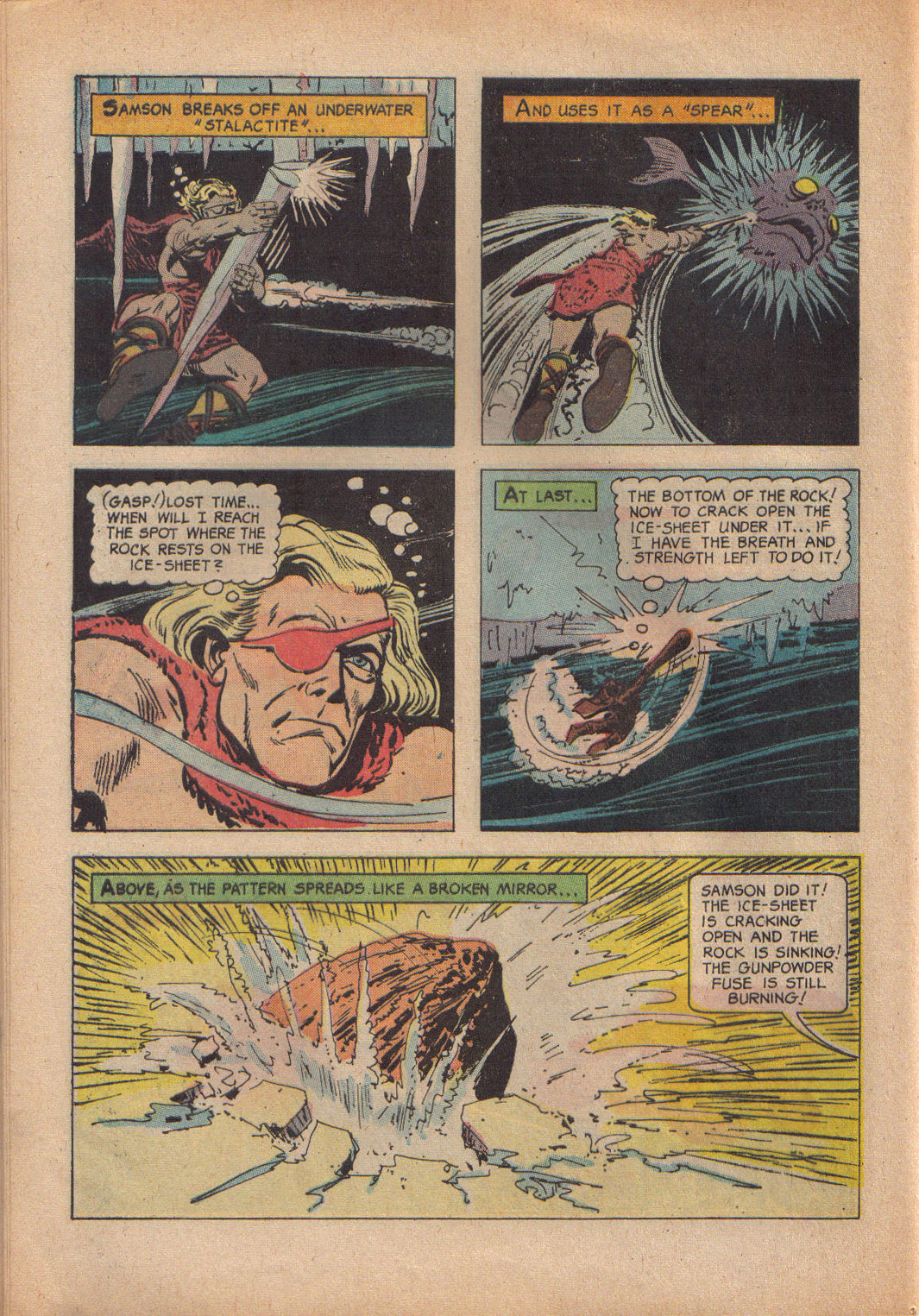 Read online Mighty Samson (1964) comic -  Issue #8 - 32