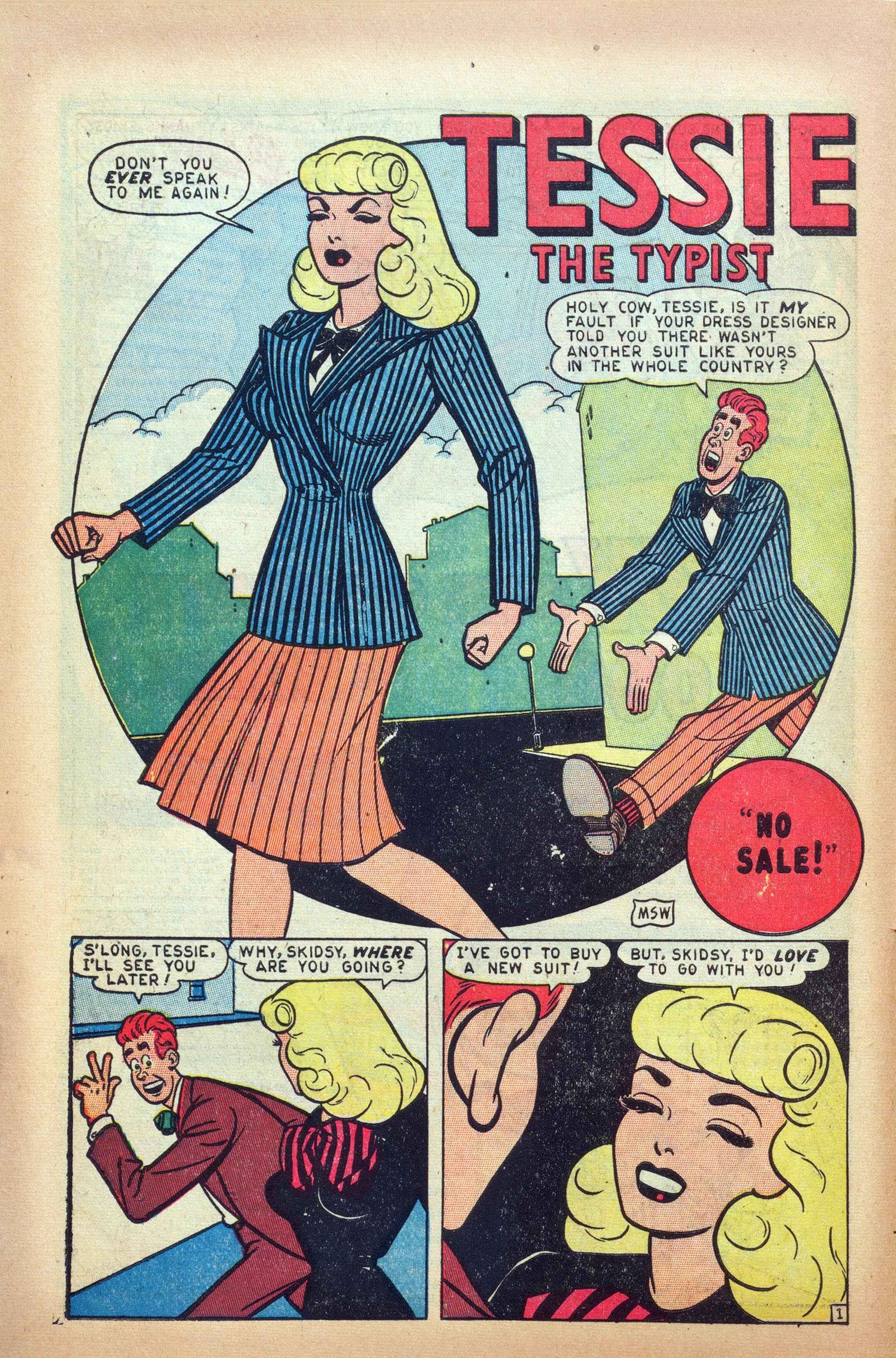 Read online Tessie the Typist comic -  Issue #16 - 10