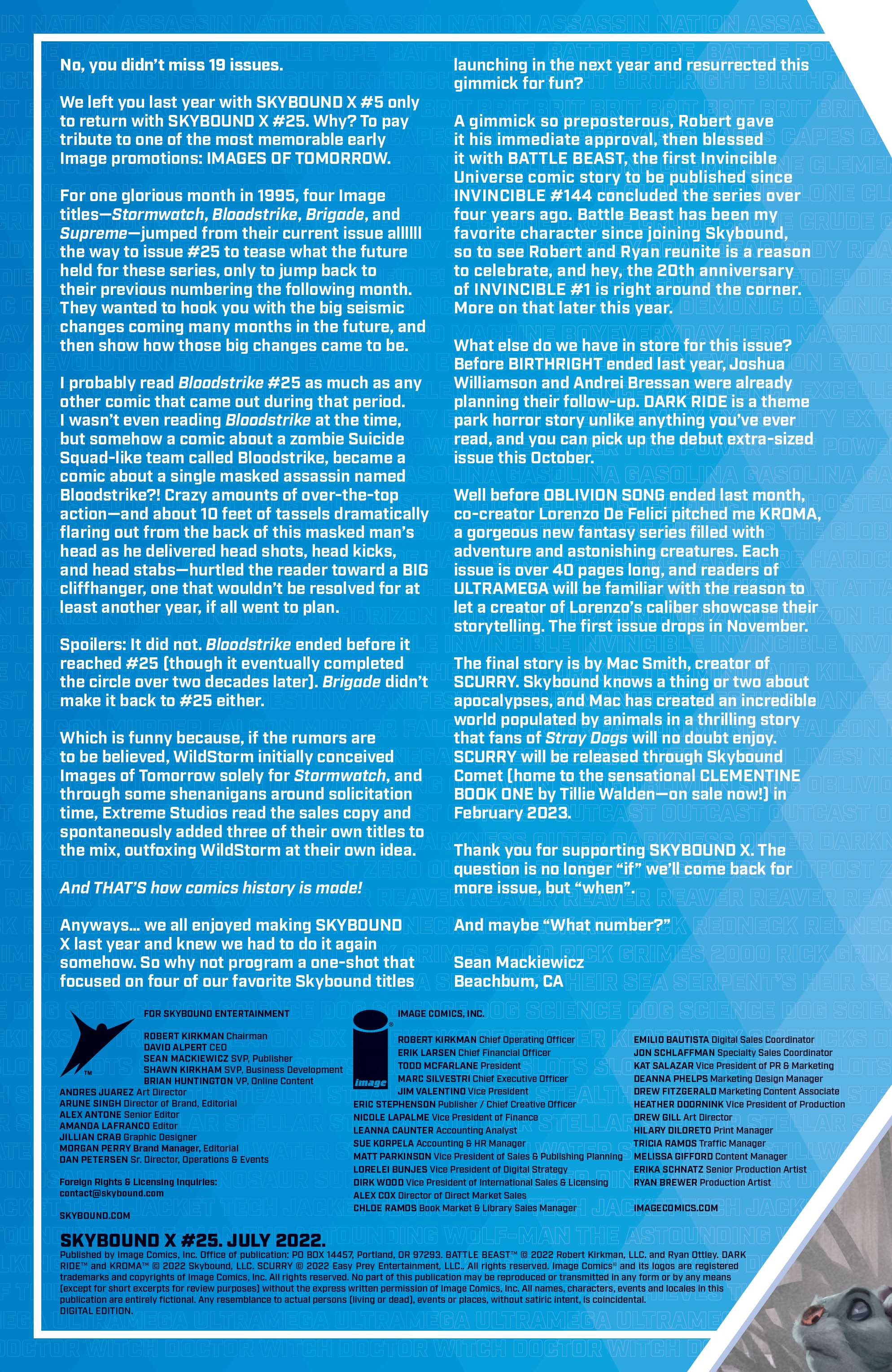 Read online Skybound X comic -  Issue #25 - 2