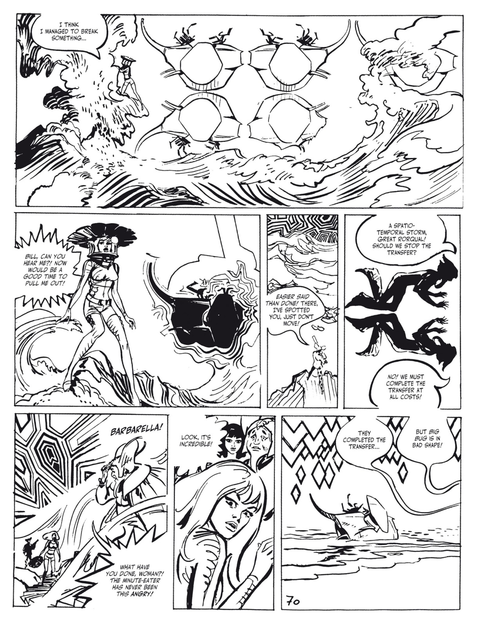 Read online Barbarella and The Wrath of the Minute-Eater comic -  Issue # TPB - 75