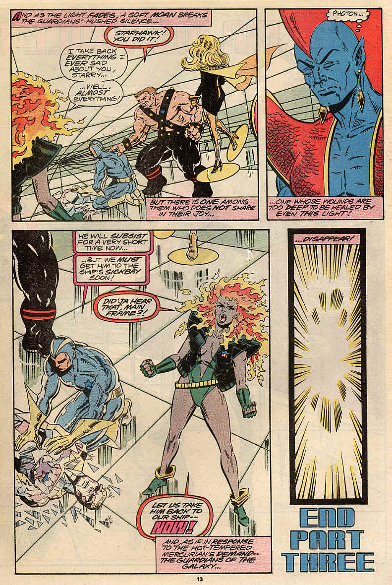 Read online Guardians of the Galaxy (1990) comic -  Issue #6 - 12