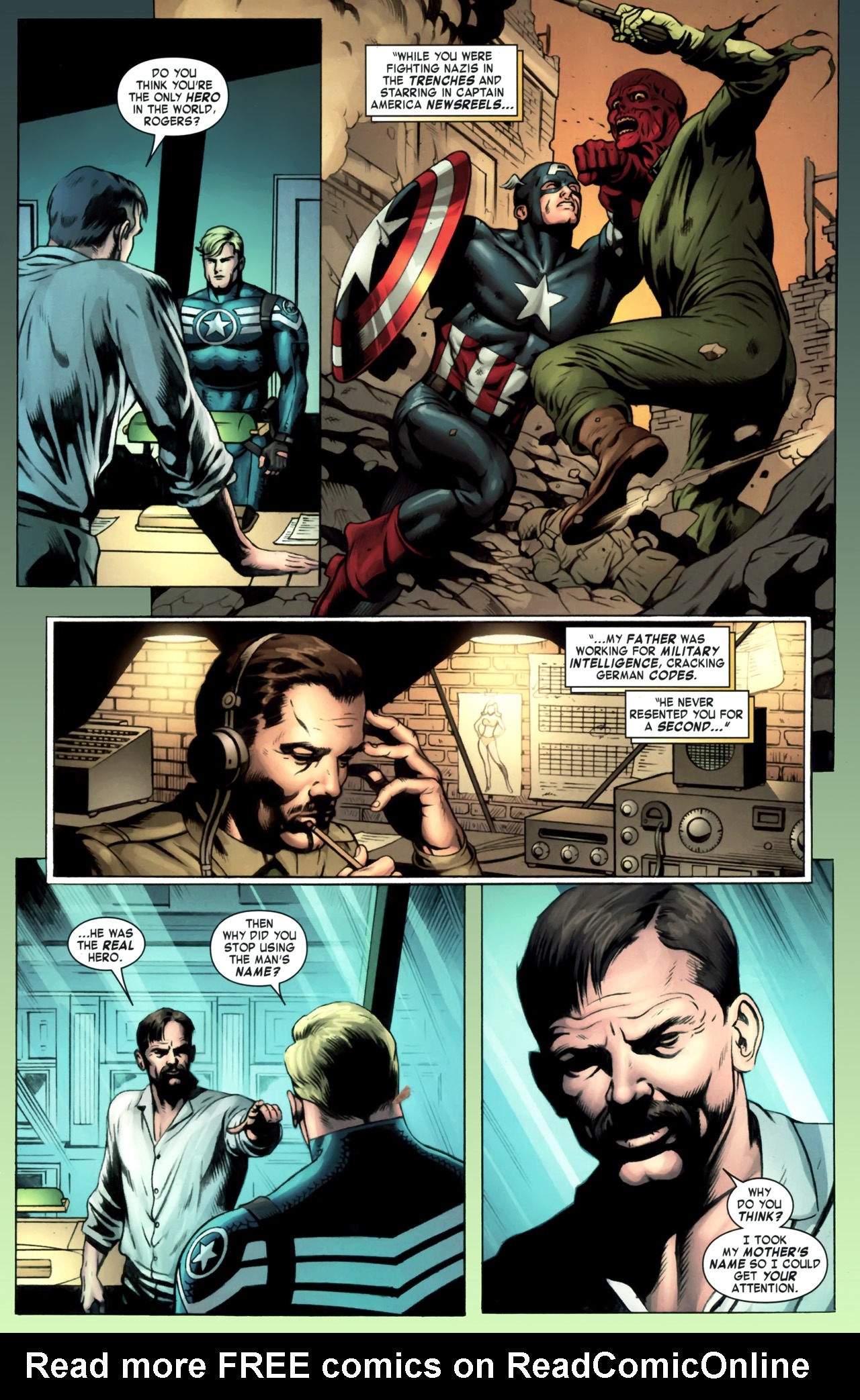 Read online Steve Rogers: Super-Soldier comic -  Issue #1 - 26